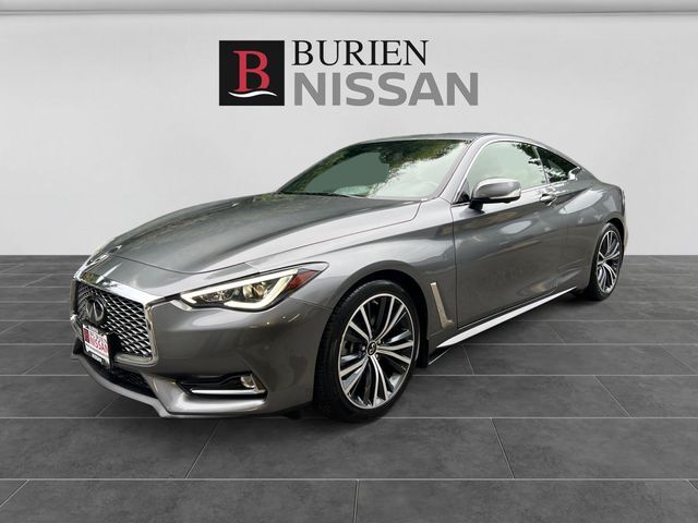 Gray (Graphite Shadow) 2022 INFINITI Q60 Coupe Rear-Wheel Drive 7-Speed Automatic