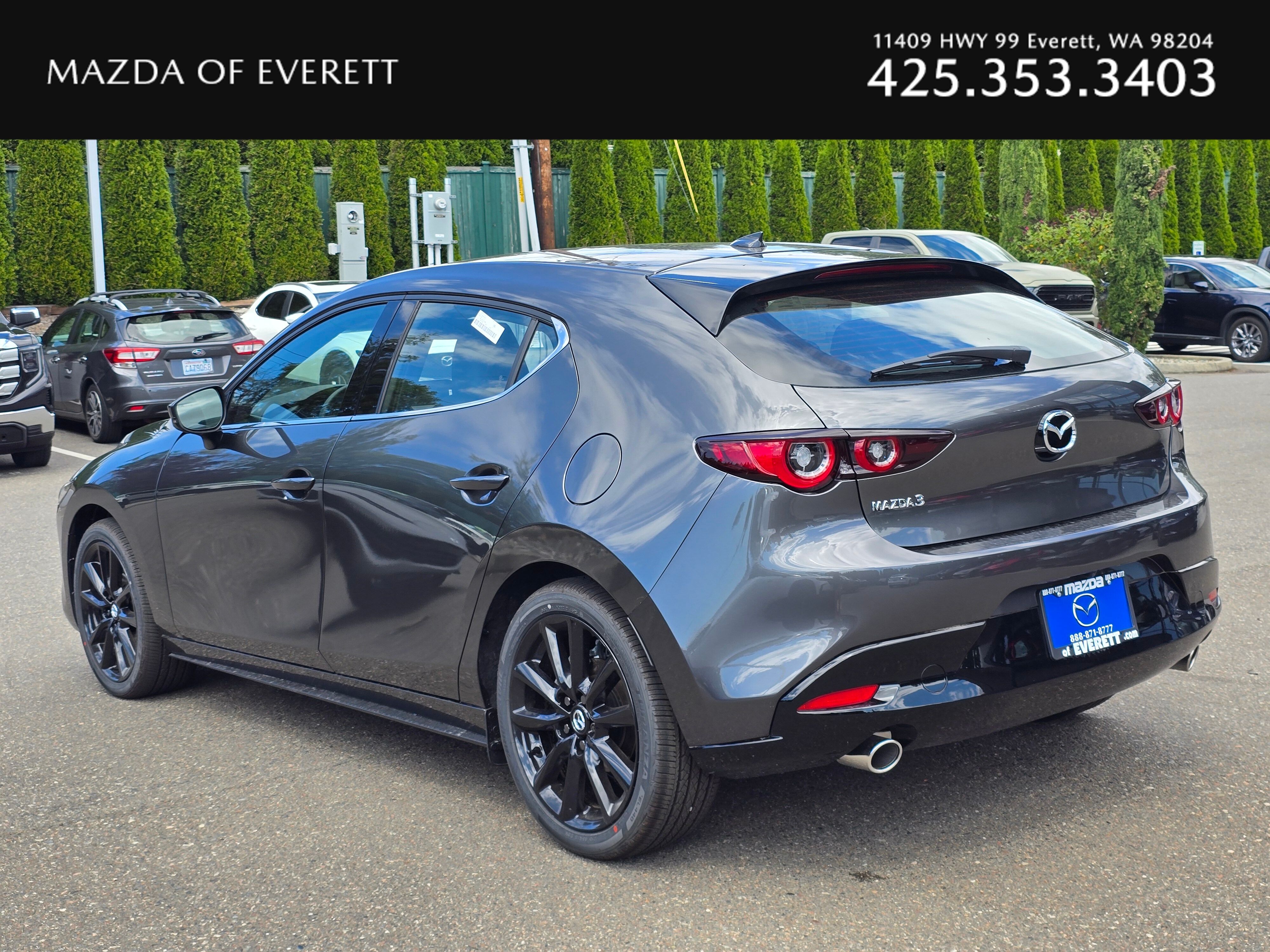 Machine Gray Metallic 2026 Mazda MAZDA3 Hatchback Front-Wheel Drive 6-Speed Manual