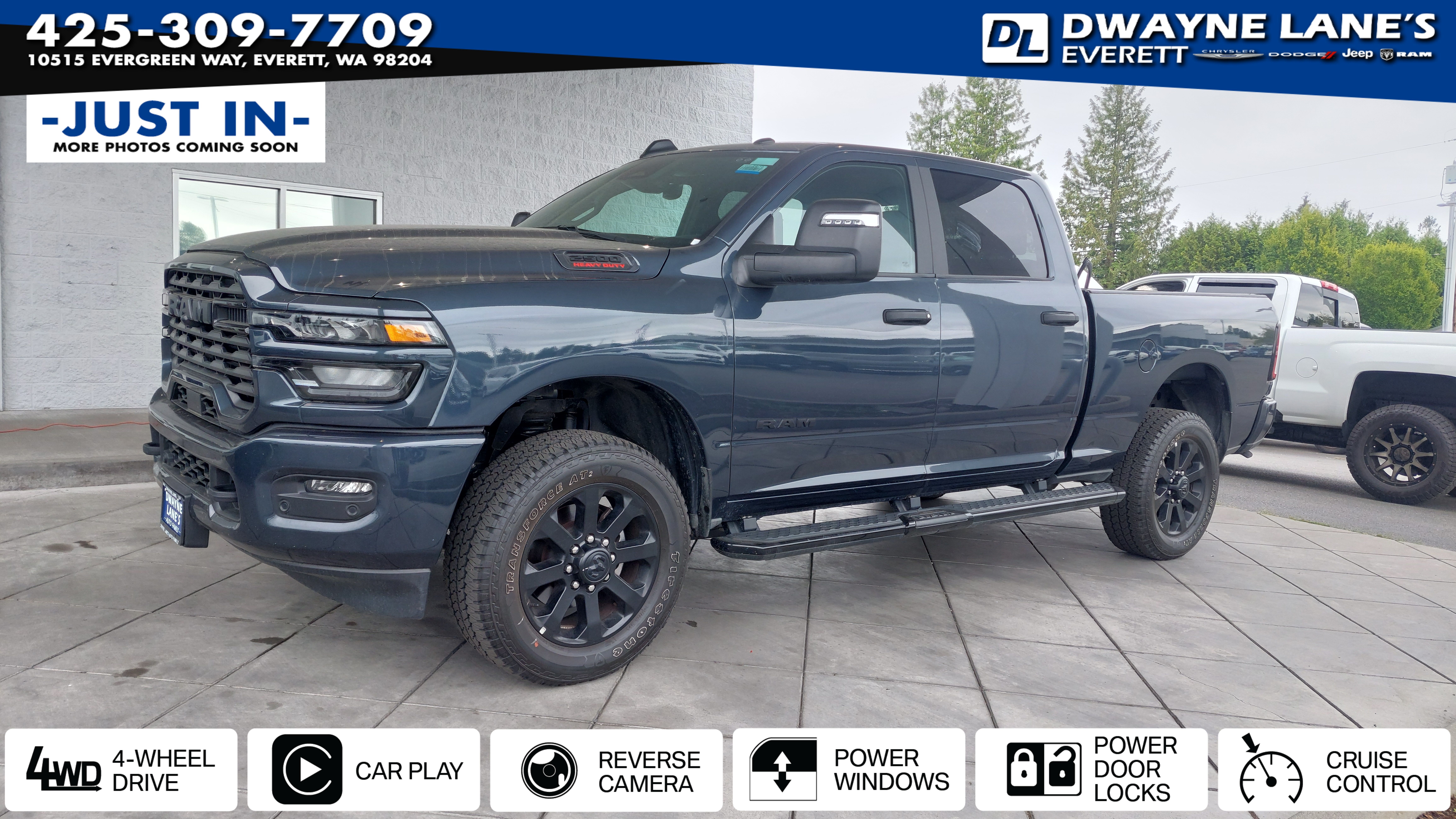 Forged Blue Metallic 2025 RAM 2500 Pickup Truck Four-Wheel Drive 8-Speed Automatic