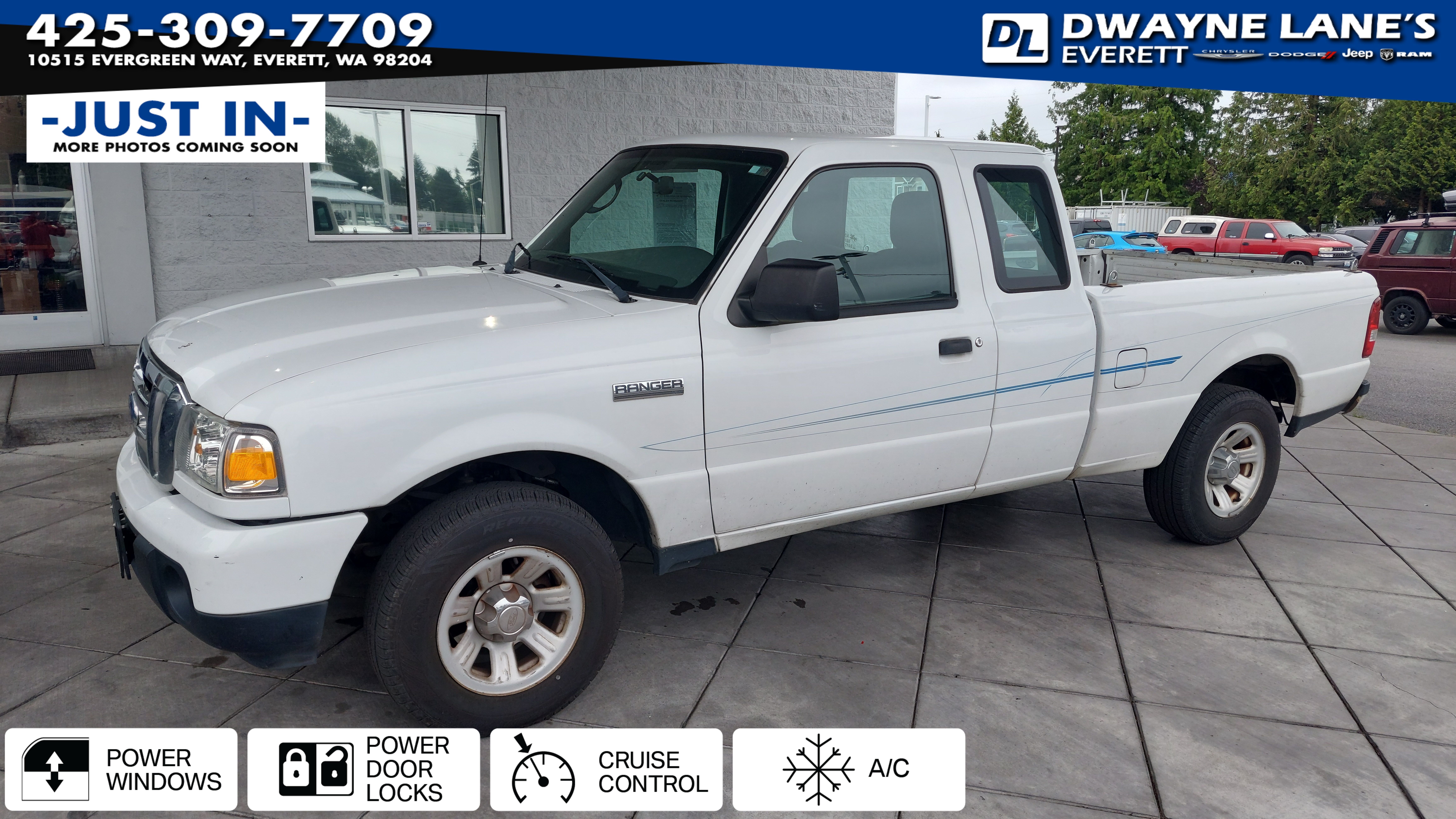 Oxford White 2010 Ford Ranger Pickup Truck 4X2 5-Speed Automatic