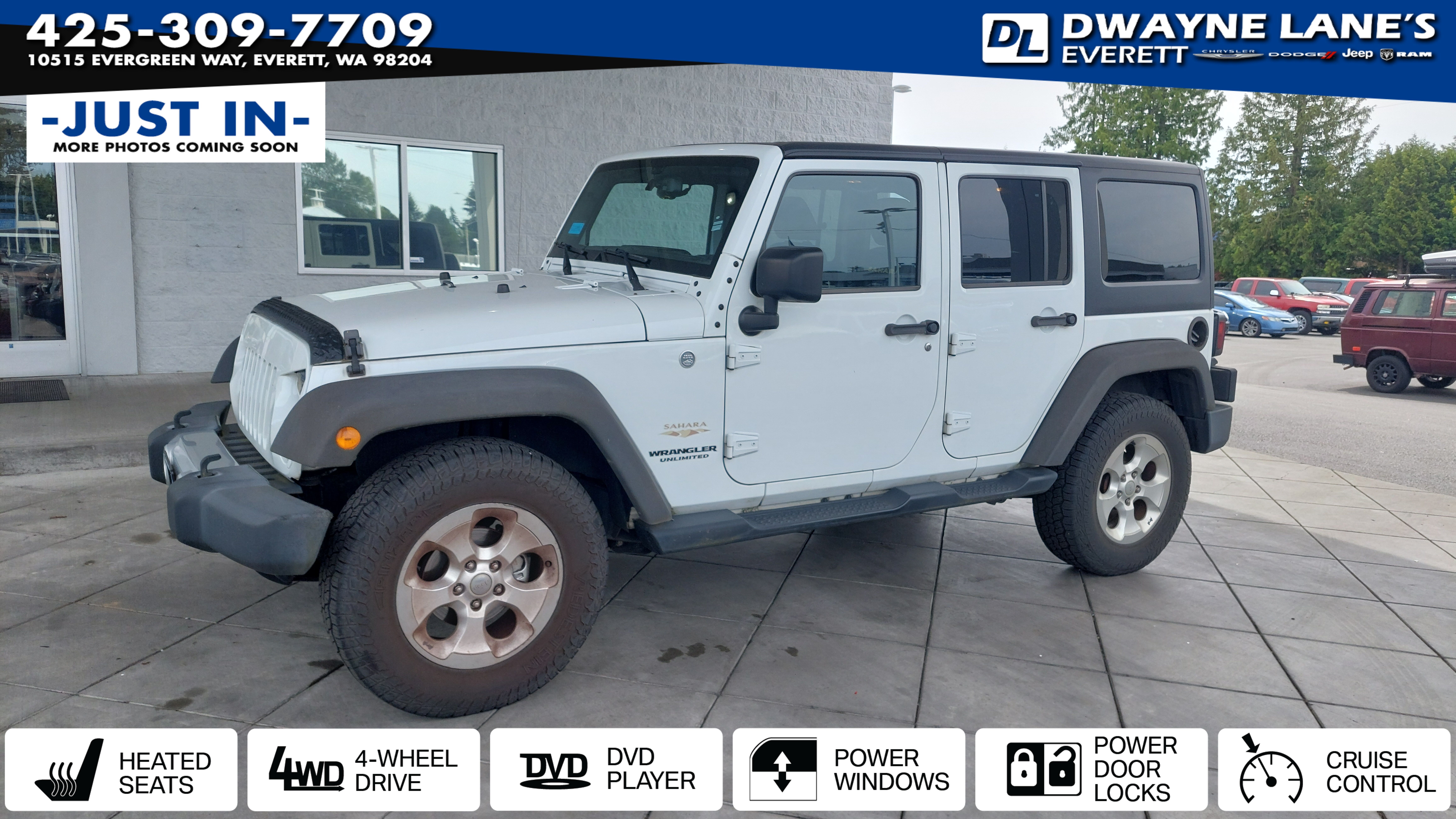 Bright White Clearcoat 2015 Jeep Wrangler SUV / Crossover Four-Wheel Drive 5-Speed Automatic