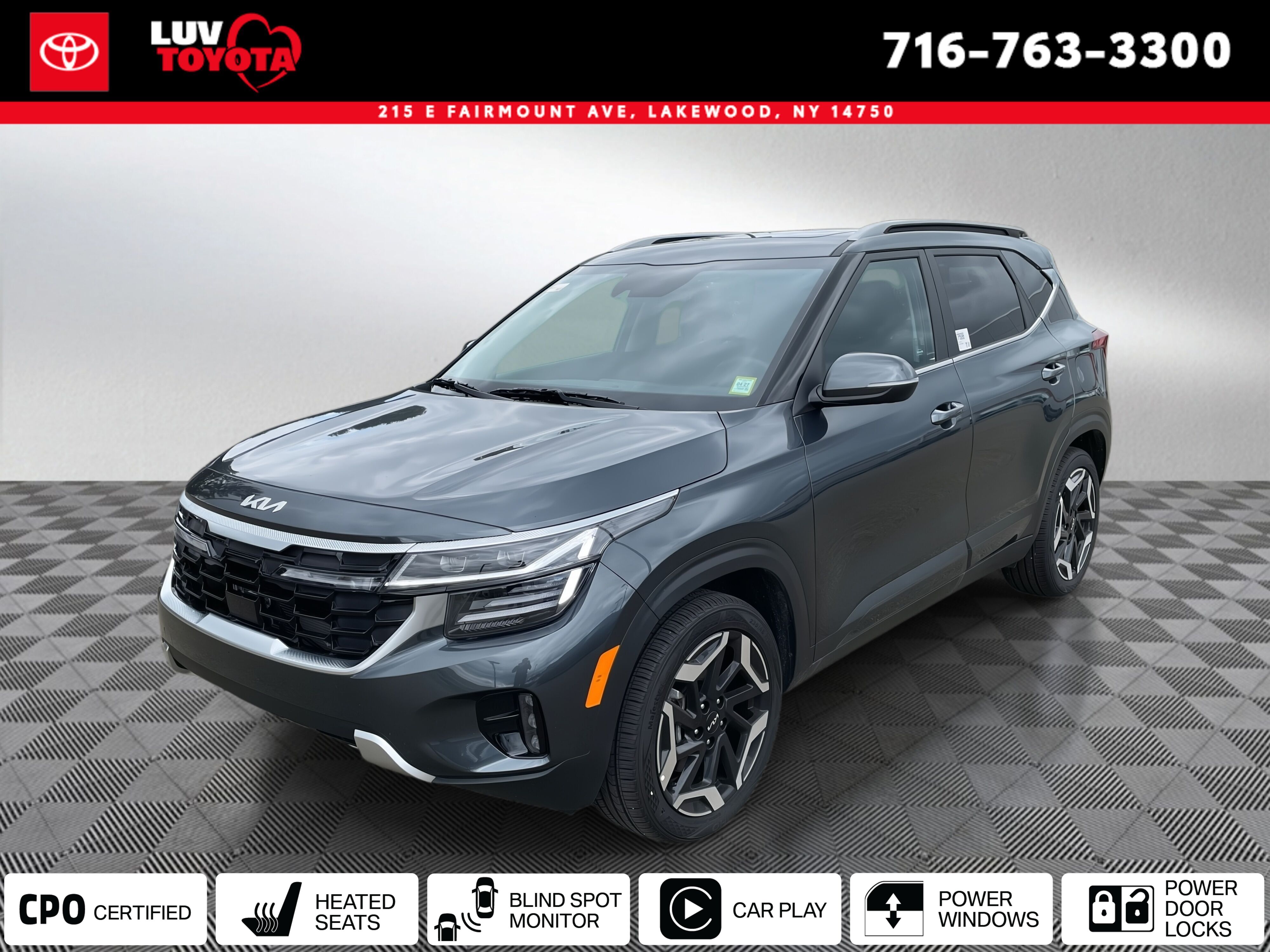 Gravity Gray 2026 Kia Seltos SUV / Crossover All-Wheel Drive Automatic