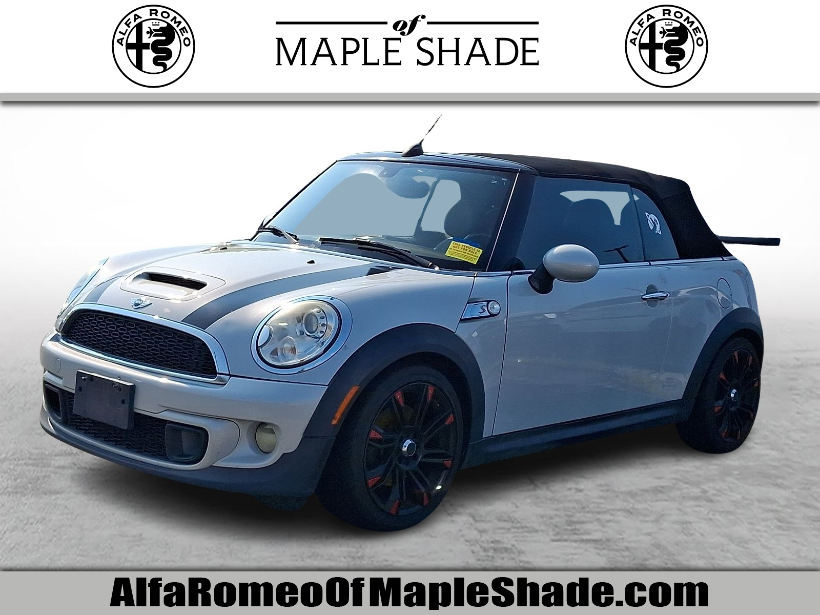 Bonnet Stripes In Black - 329 2014 MINI Cooper Convertible Front-Wheel Drive 6-Speed Automatic