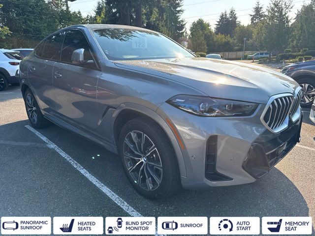 Skyscraper Gray Metallic 2026 BMW X6 SUV / Crossover All-Wheel Drive 8-Speed Automatic