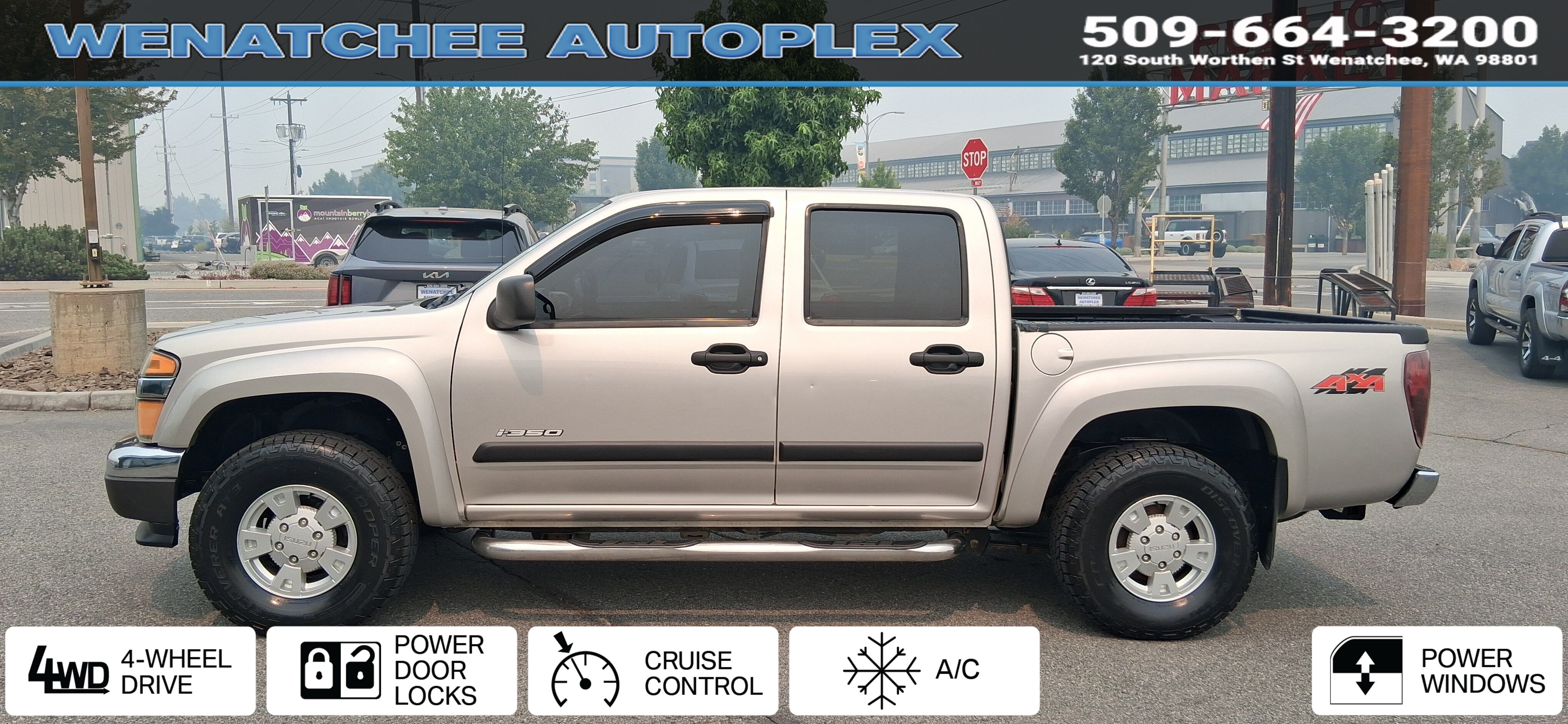 Silver 2006 Isuzu i-Series Pickup Truck Four-Wheel Drive 4-Speed Automatic
