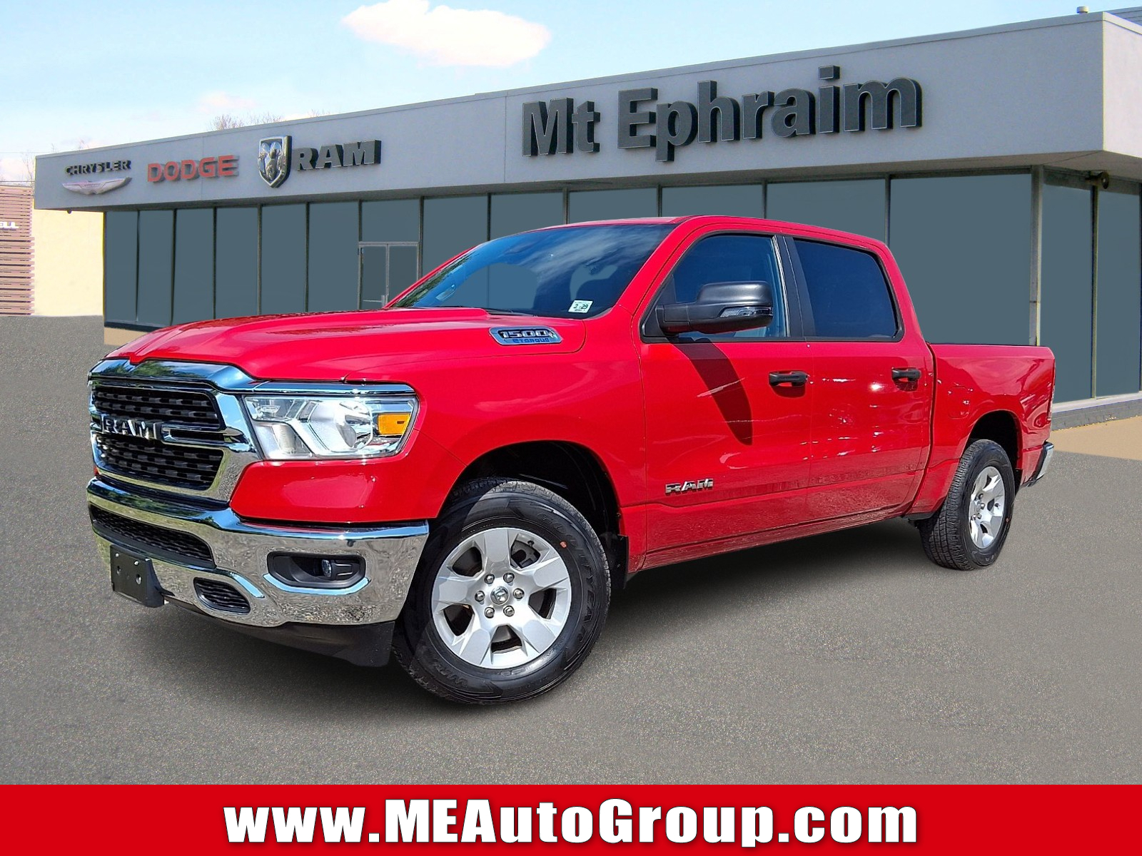 Flame Red Clearcoat - PR4 2024 RAM 1500 Pickup Truck Four-Wheel Drive 8-Speed Automatic