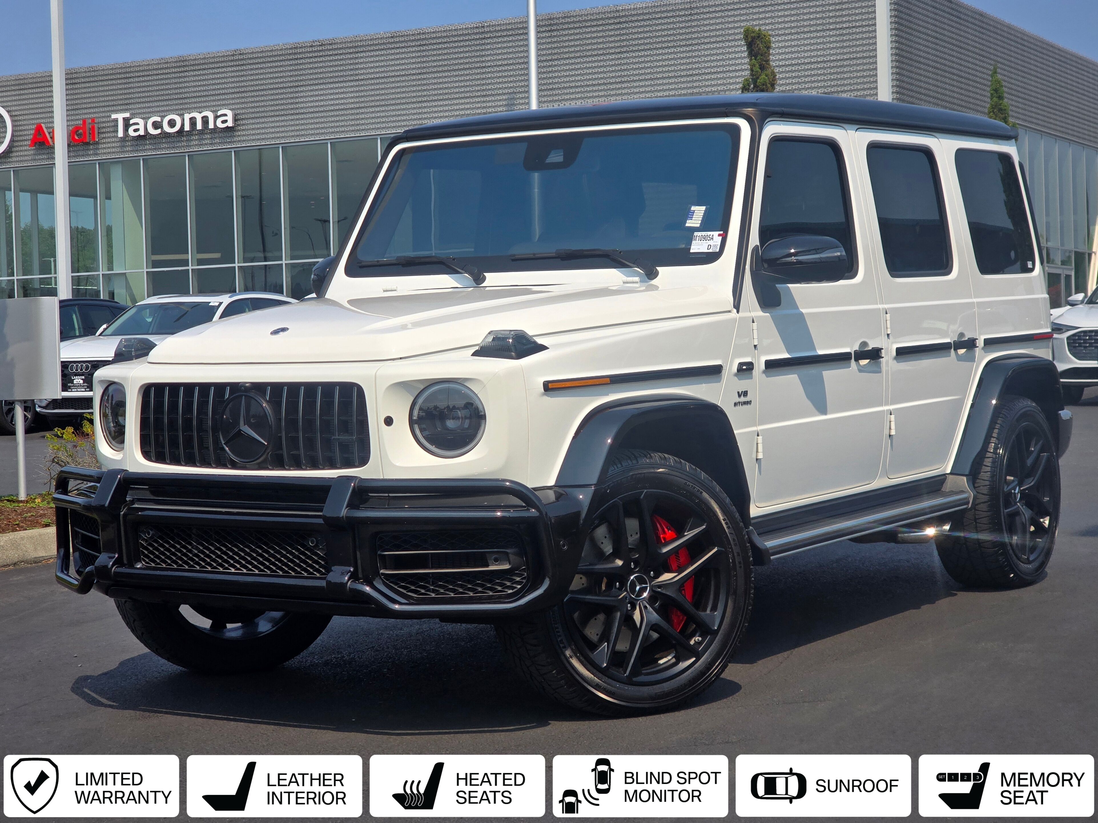 Polar White 2024 Mercedes-Benz G-Class SUV / Crossover All-Wheel Drive 9-Speed Automatic