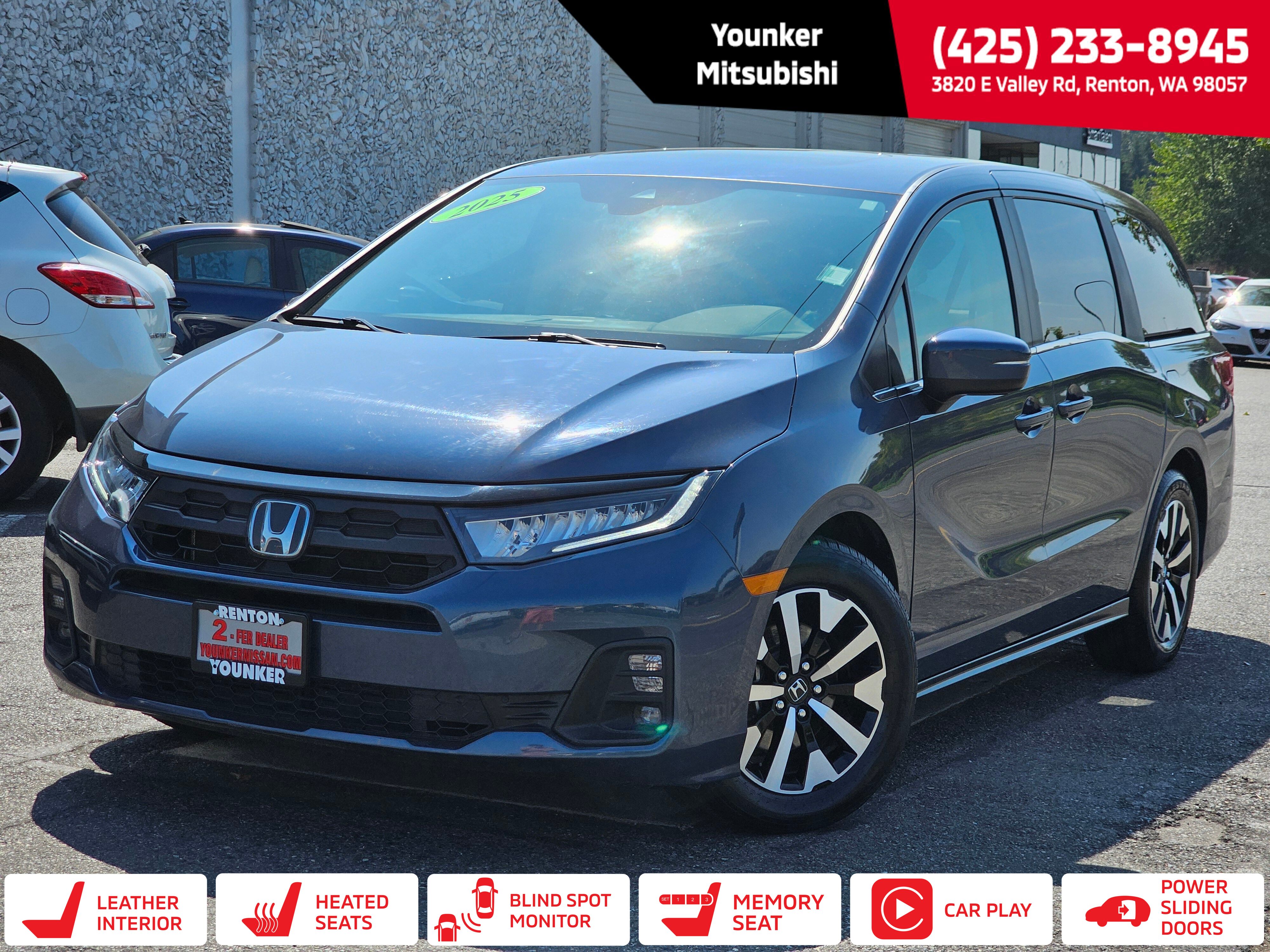 Silver 2025 Honda Odyssey Minivan Front-Wheel Drive Automatic