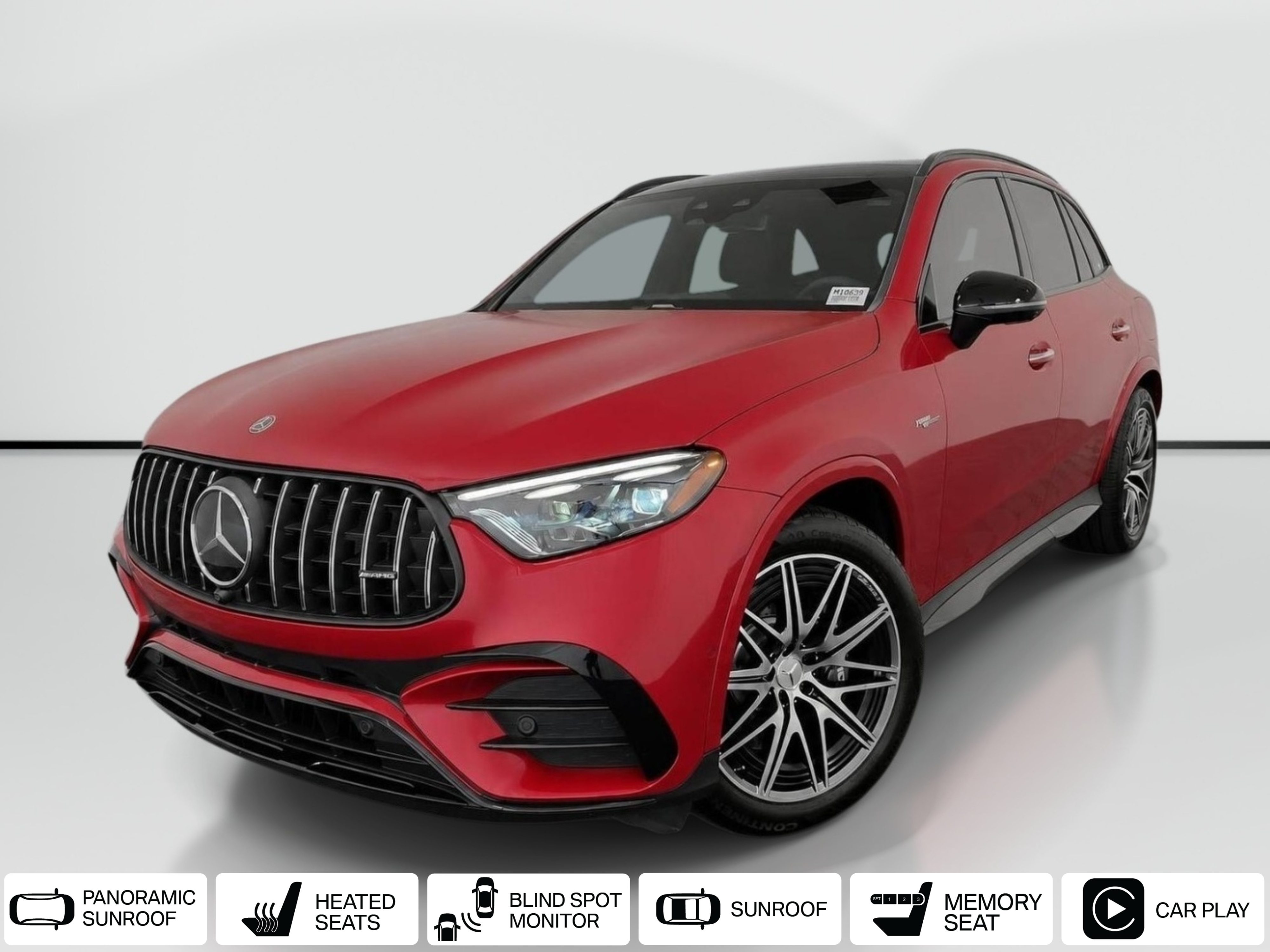 MANUFAKTUR Patagonia Red Metallic 2025 Mercedes-Benz GLC SUV / Crossover All-Wheel Drive 9-Speed Automatic