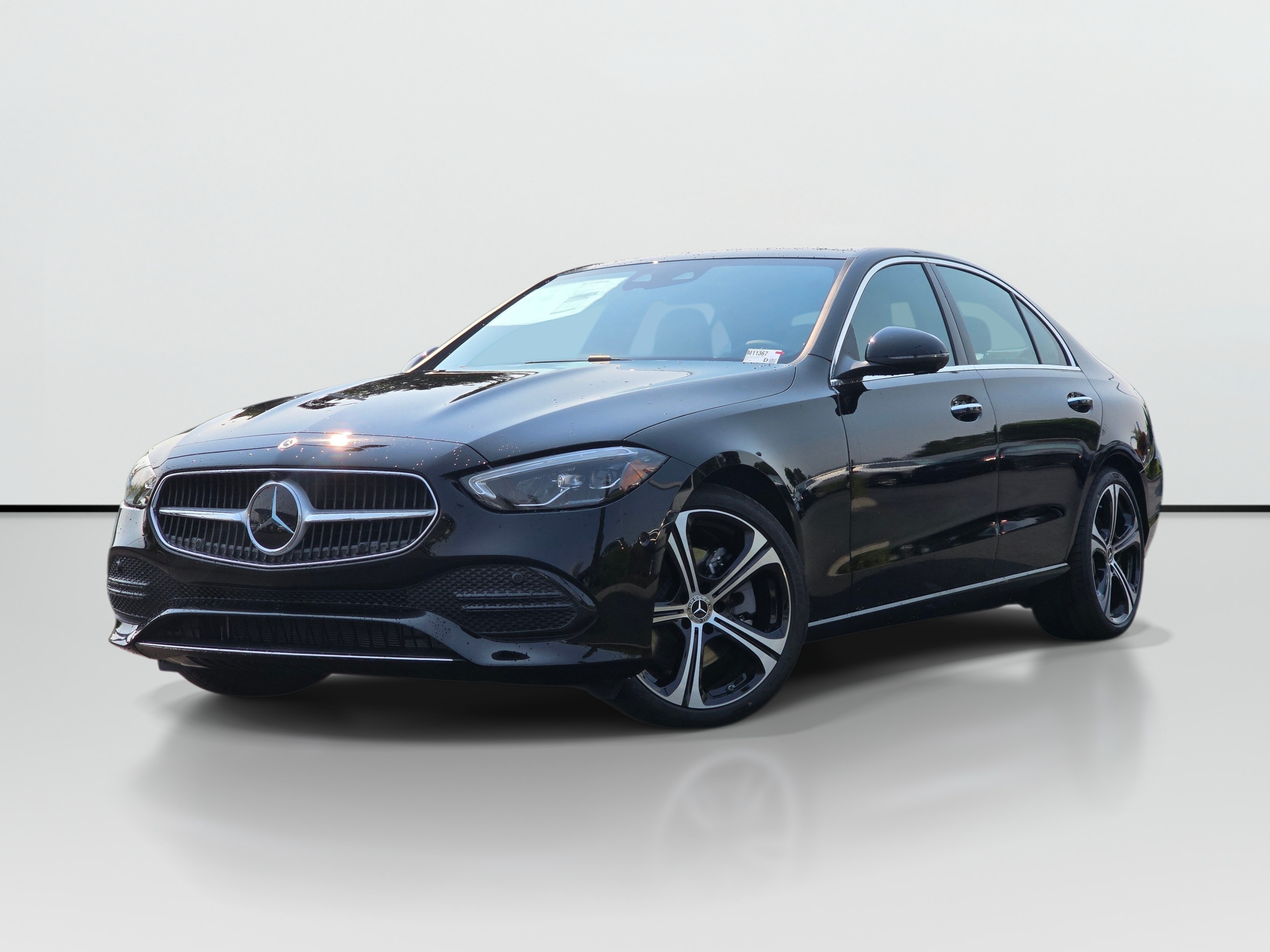 Black 2026 Mercedes-Benz C-Class Sedan All-Wheel Drive 9-Speed Automatic