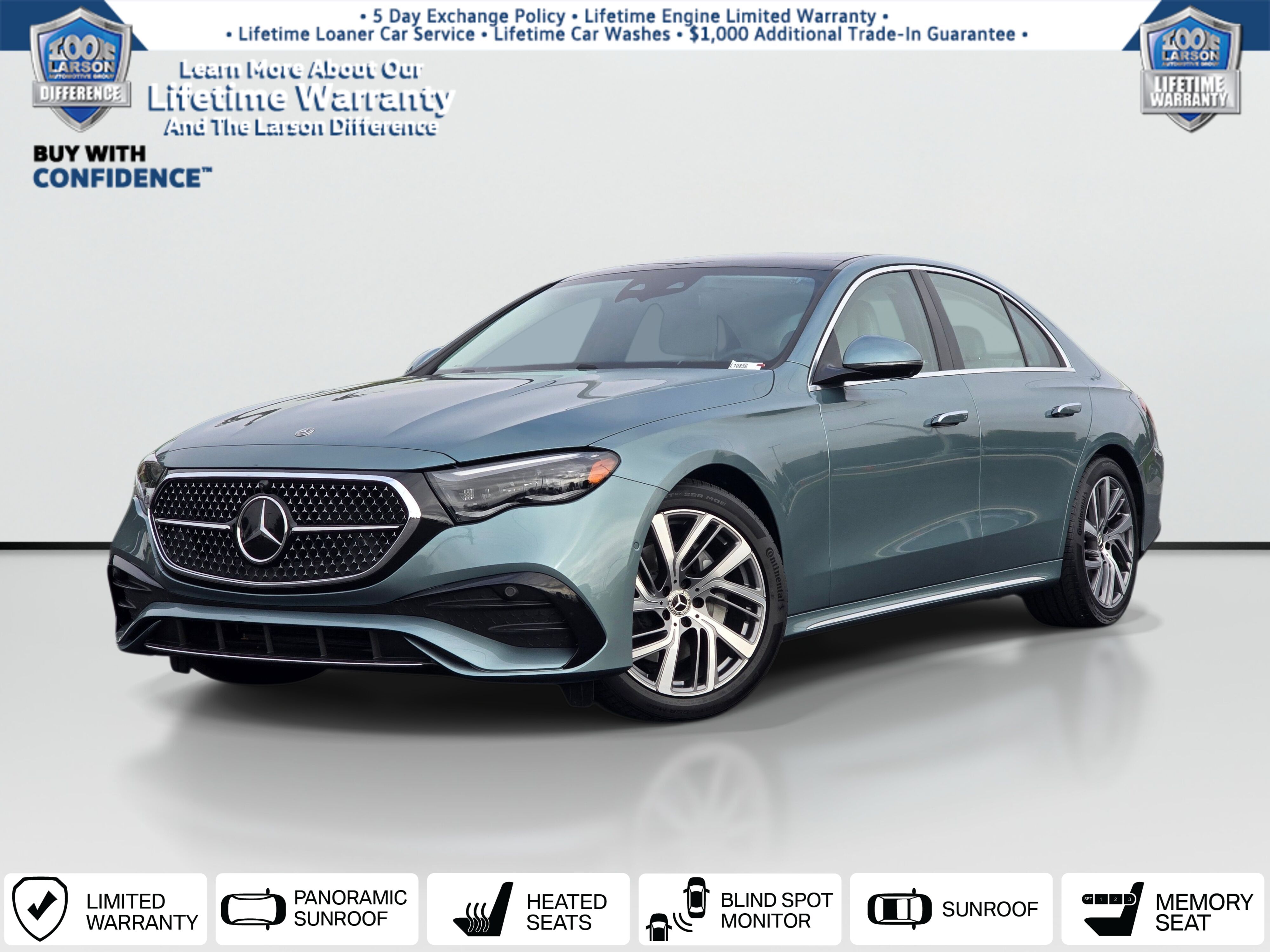 Silver 2026 Mercedes-Benz E-Class Sedan All-Wheel Drive 9-Speed Automatic