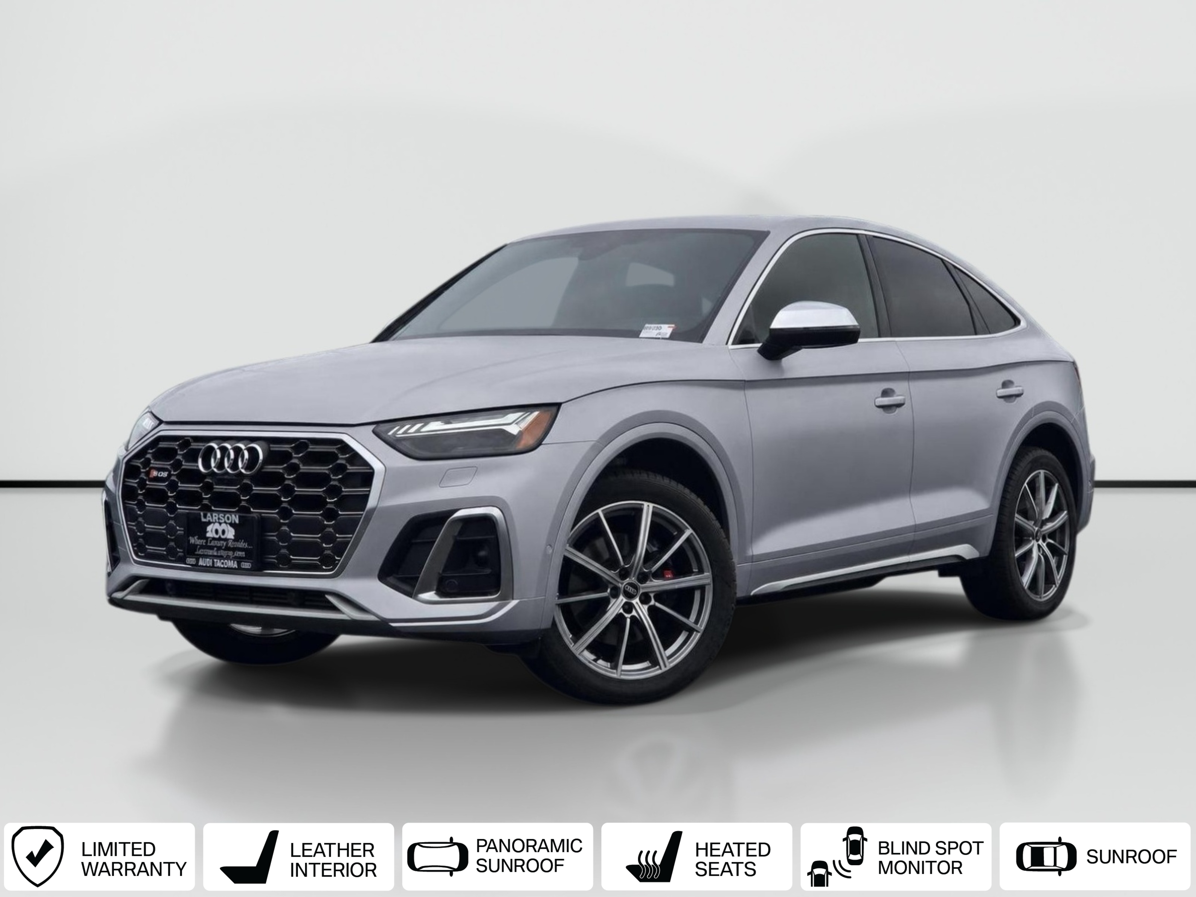 Florett Silver Metallic 2023 Audi SQ5 Sportback Sedan All-Wheel Drive 8-Speed Automatic
