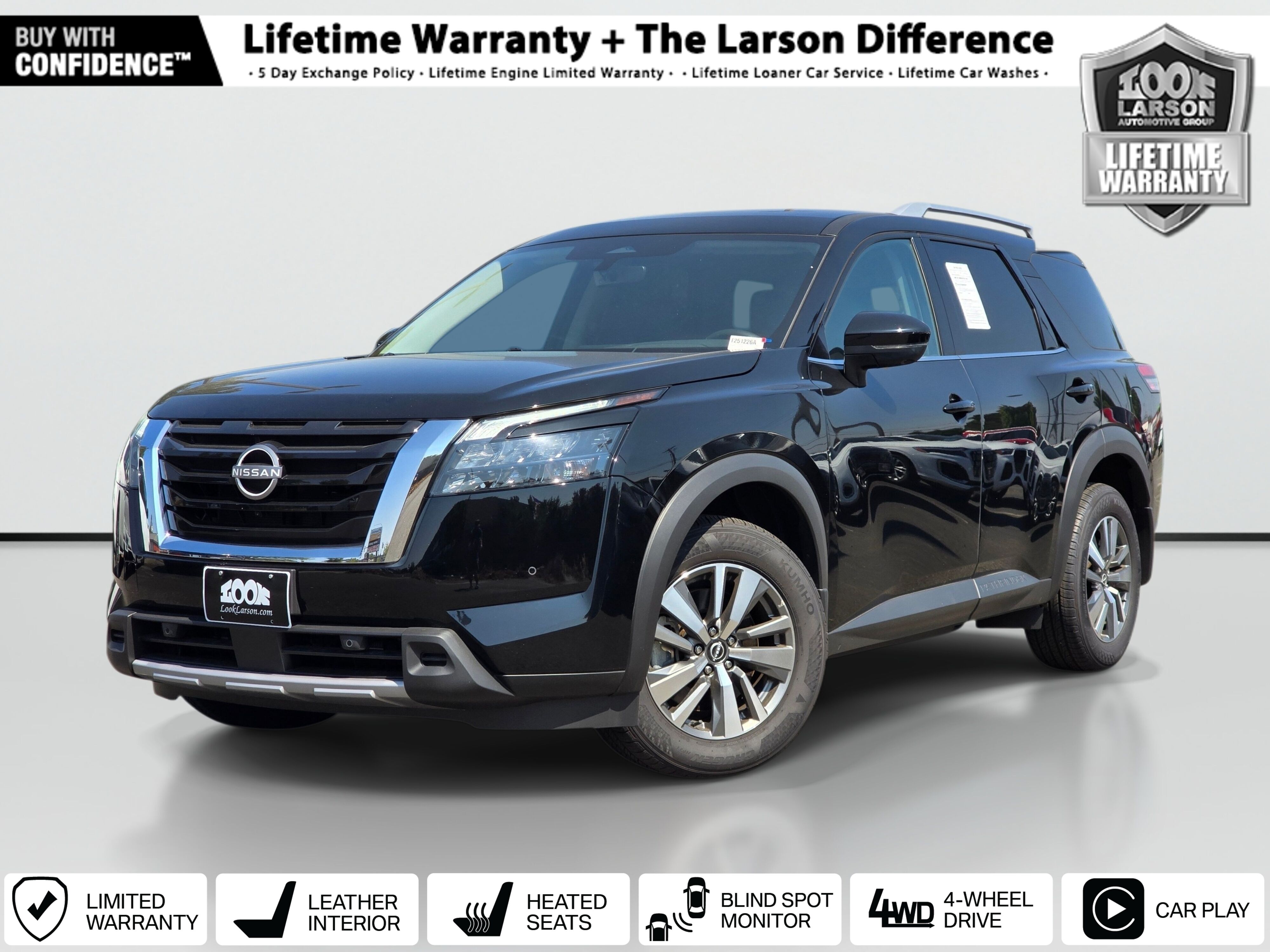 Super Black 2025 Nissan Pathfinder SUV / Crossover All-Wheel Drive 9-Speed Automatic