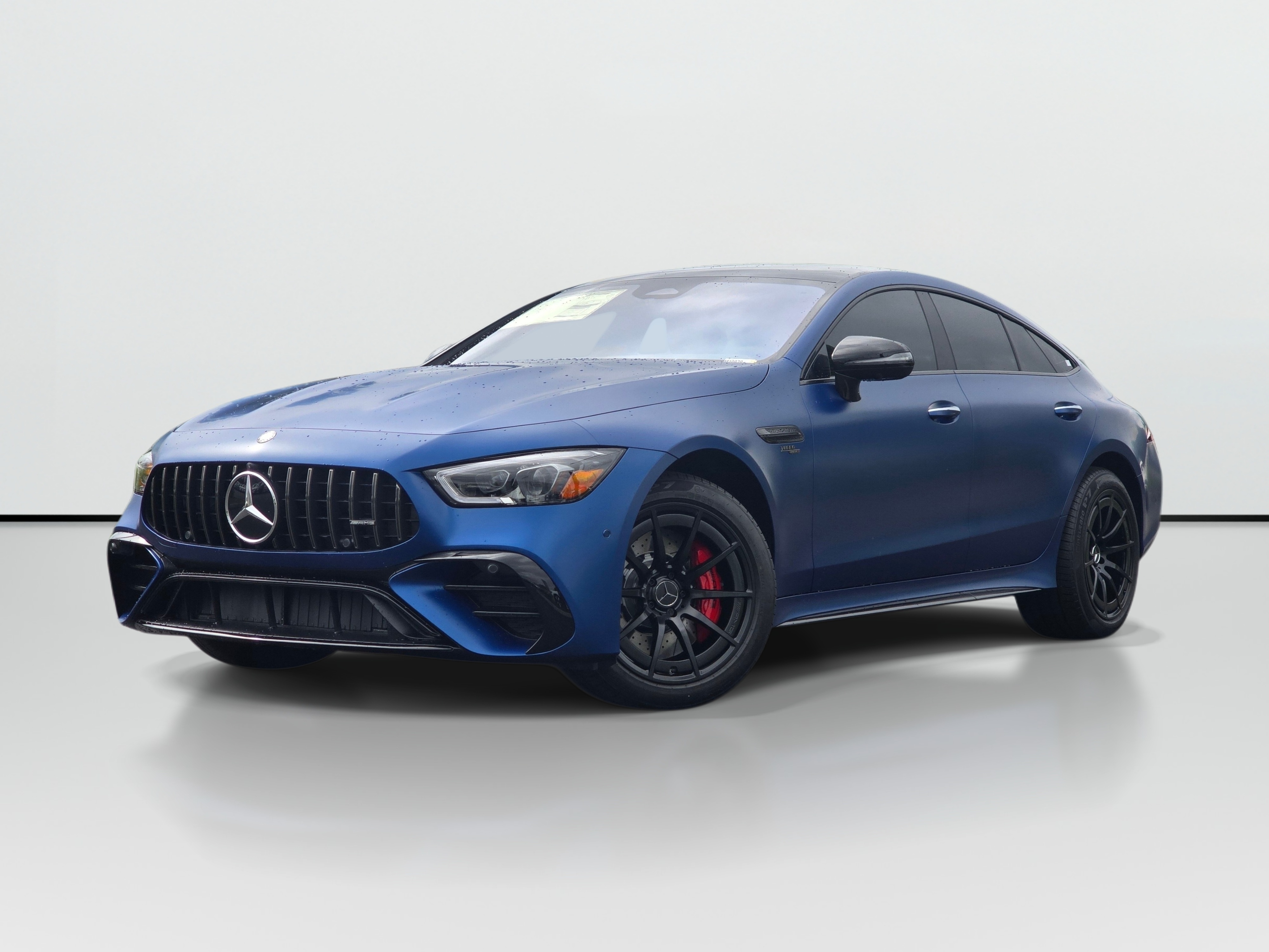 Blue 2026 Mercedes-Benz AMG GT Coupe All-Wheel Drive 9-Speed Automatic