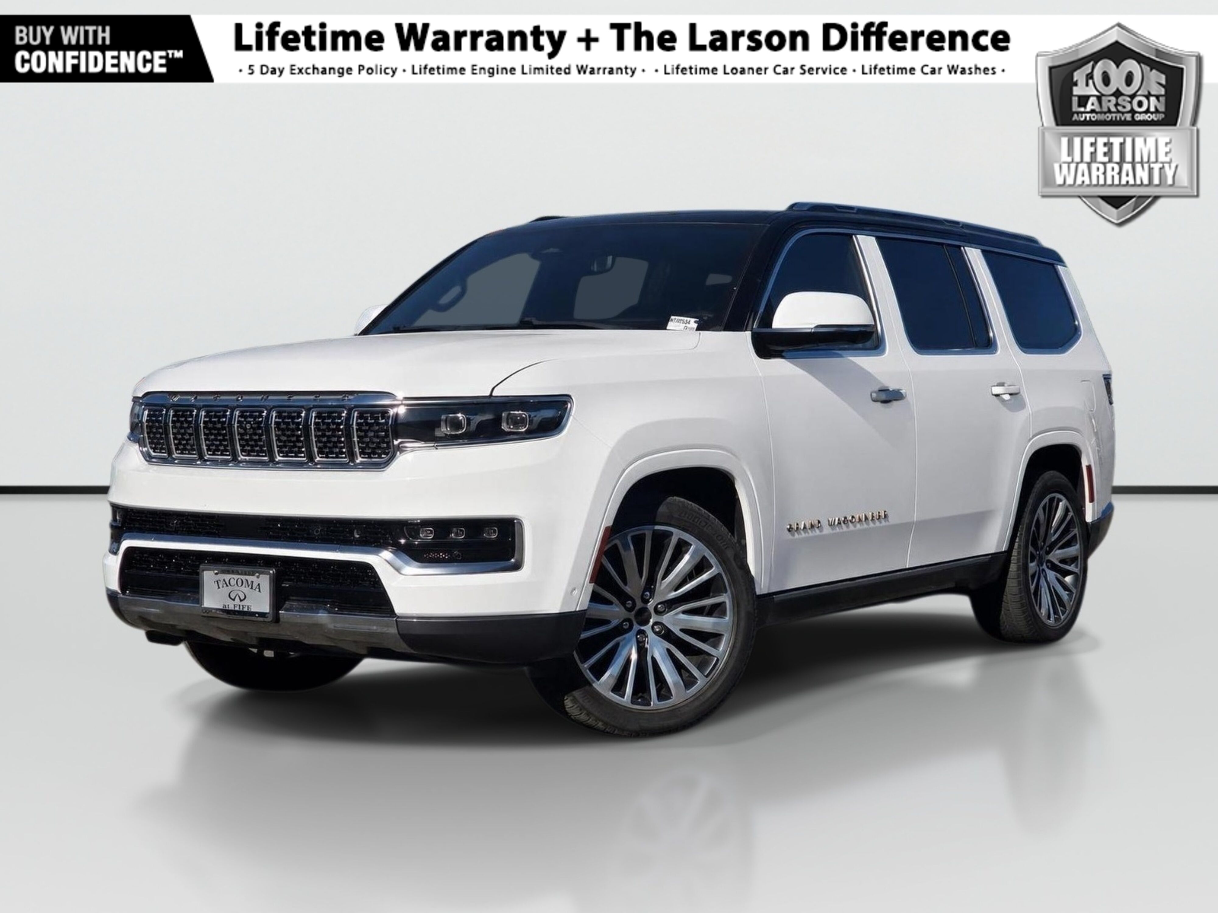 Bright White Clearcoat 2022 Jeep Grand Wagoneer SUV / Crossover Four-Wheel Drive 8-Speed Automatic