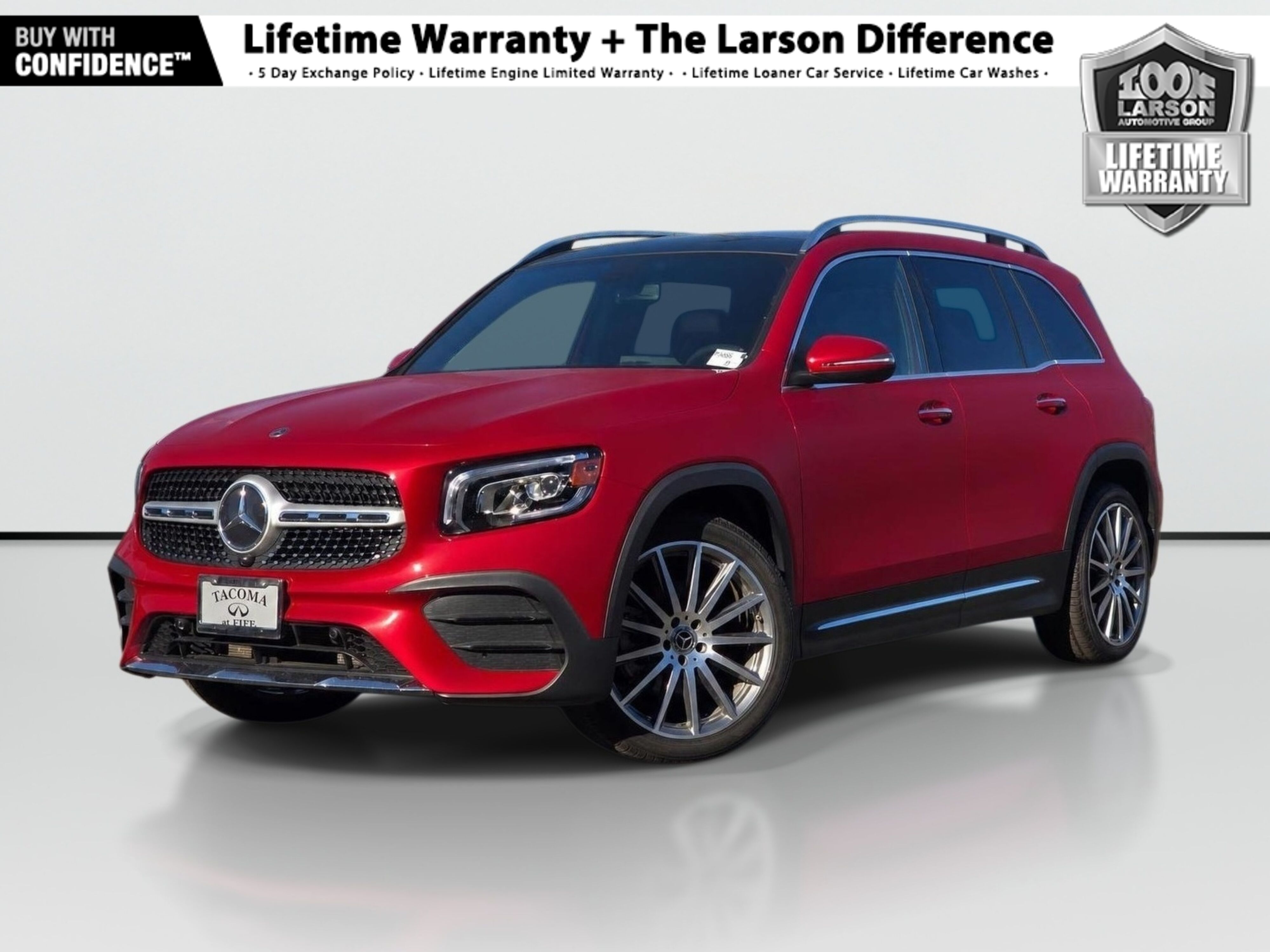 Patagonia Red Metallic 2022 Mercedes-Benz GLB SUV / Crossover All-Wheel Drive 8-Speed Automatic