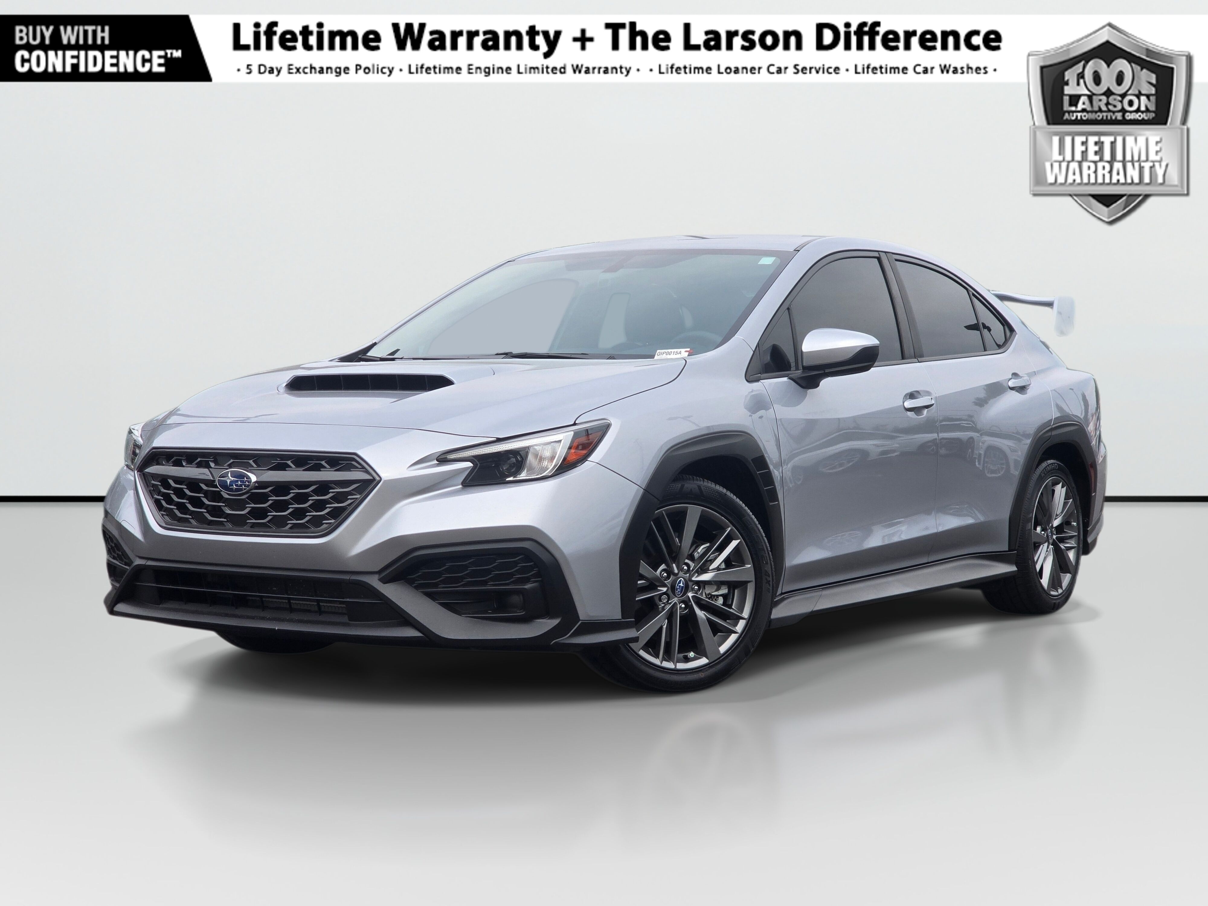 Ice Silver Metallic 2023 Subaru WRX Sedan All-Wheel Drive 6-Speed Manual