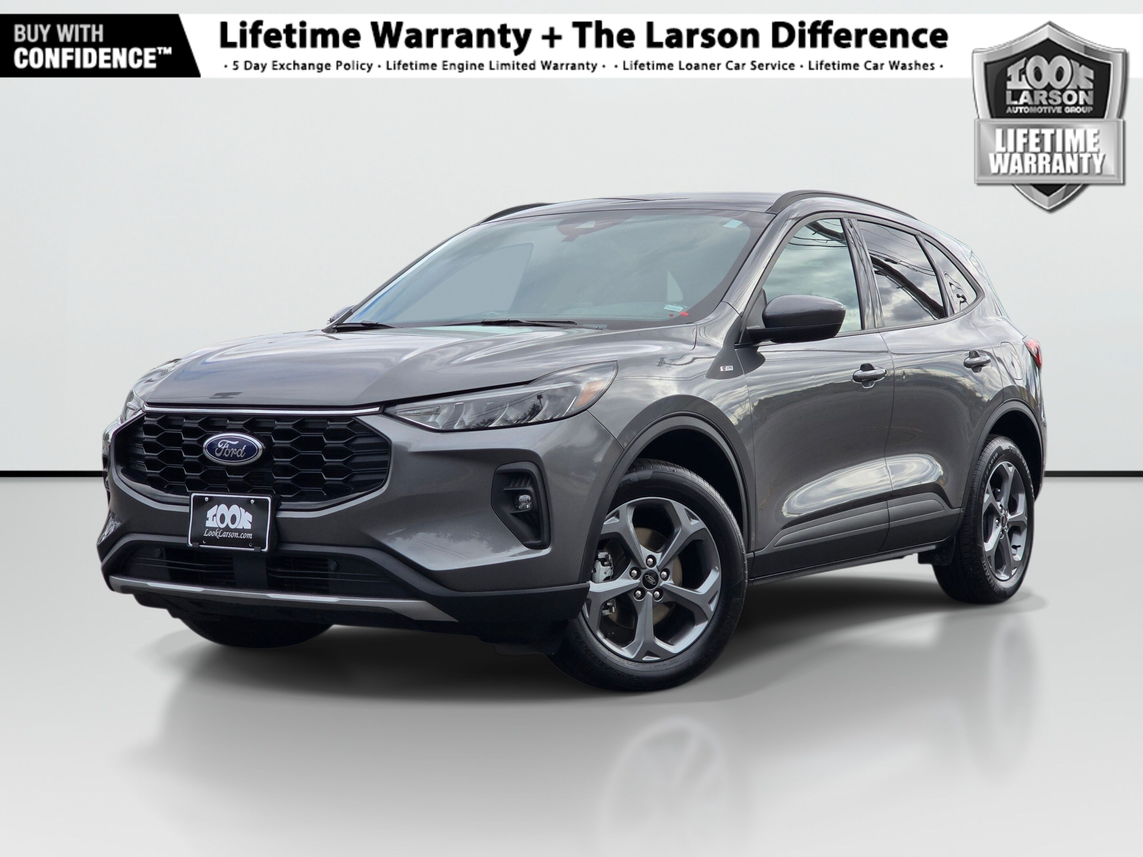 Gray Metallic 2025 Ford Escape SUV / Crossover All-Wheel Drive 8-Speed Automatic