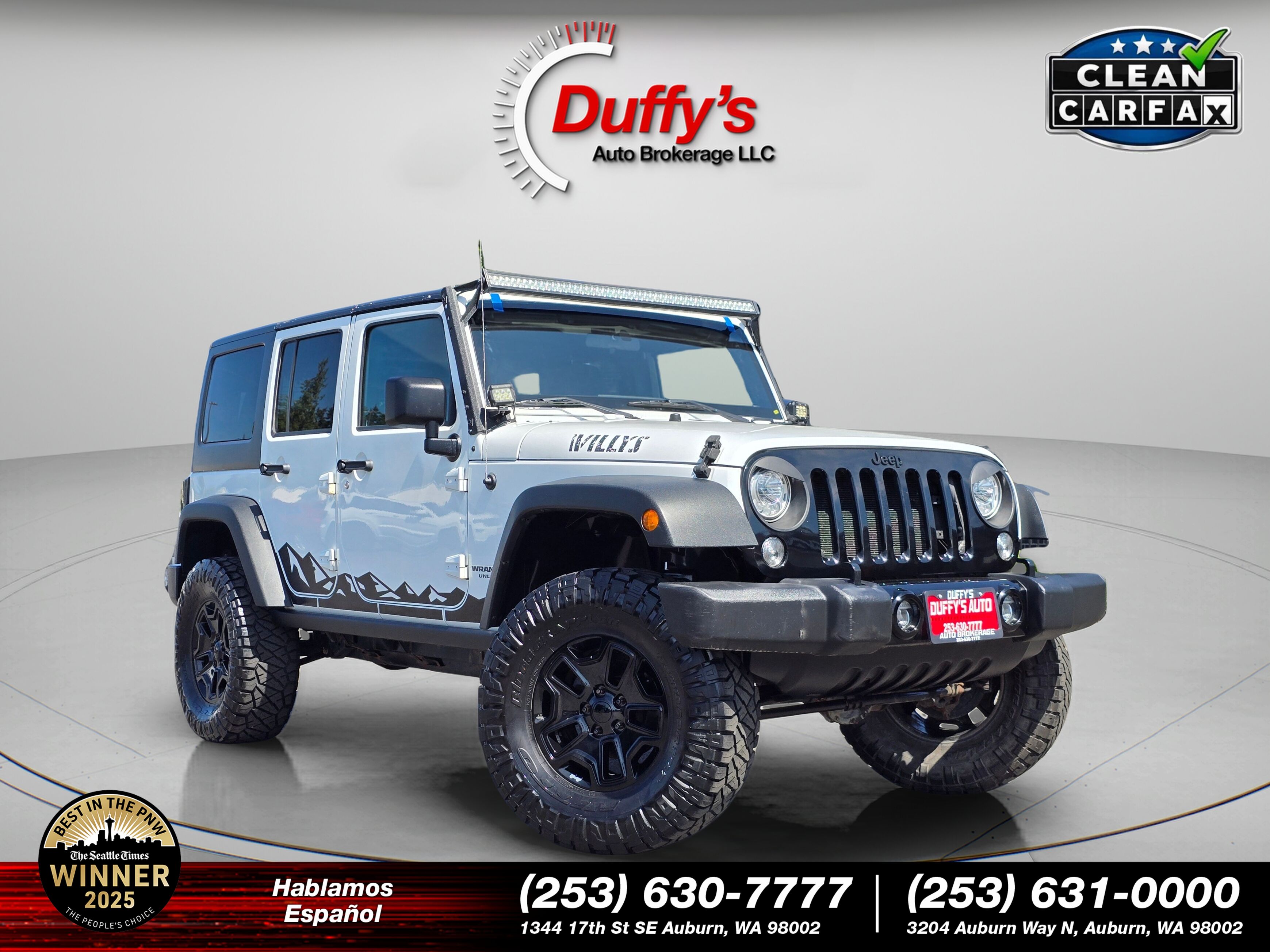 Bright White Clear Coat 2017 Jeep Wrangler SUV / Crossover Four-Wheel Drive 6-Speed Manual