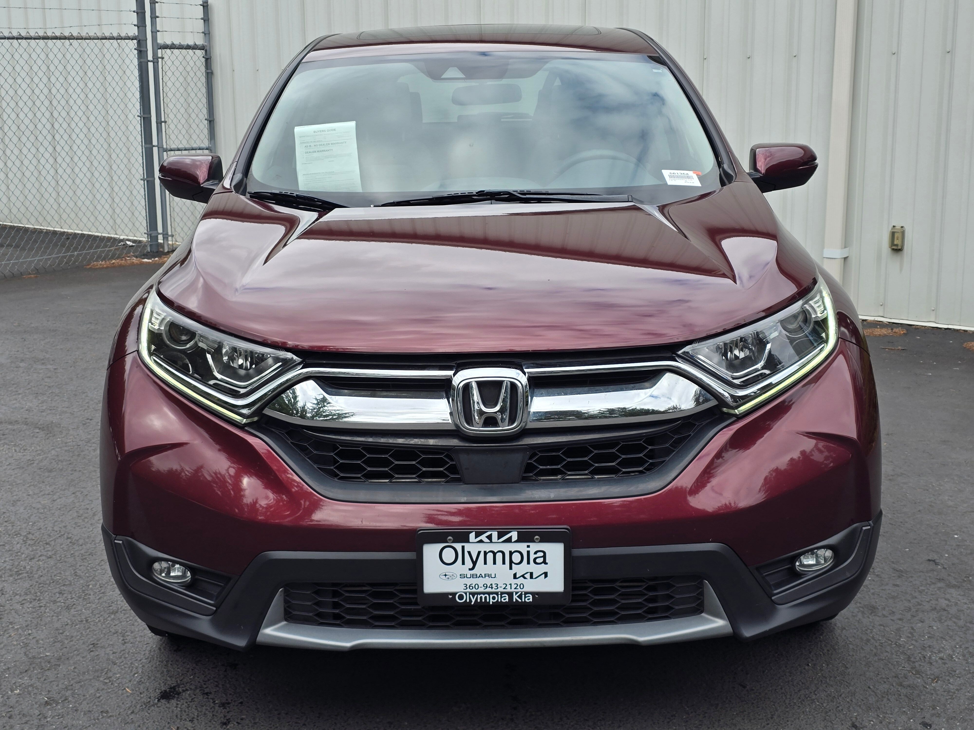 Used 2017 Basque Red Pearl II Honda EX image 2