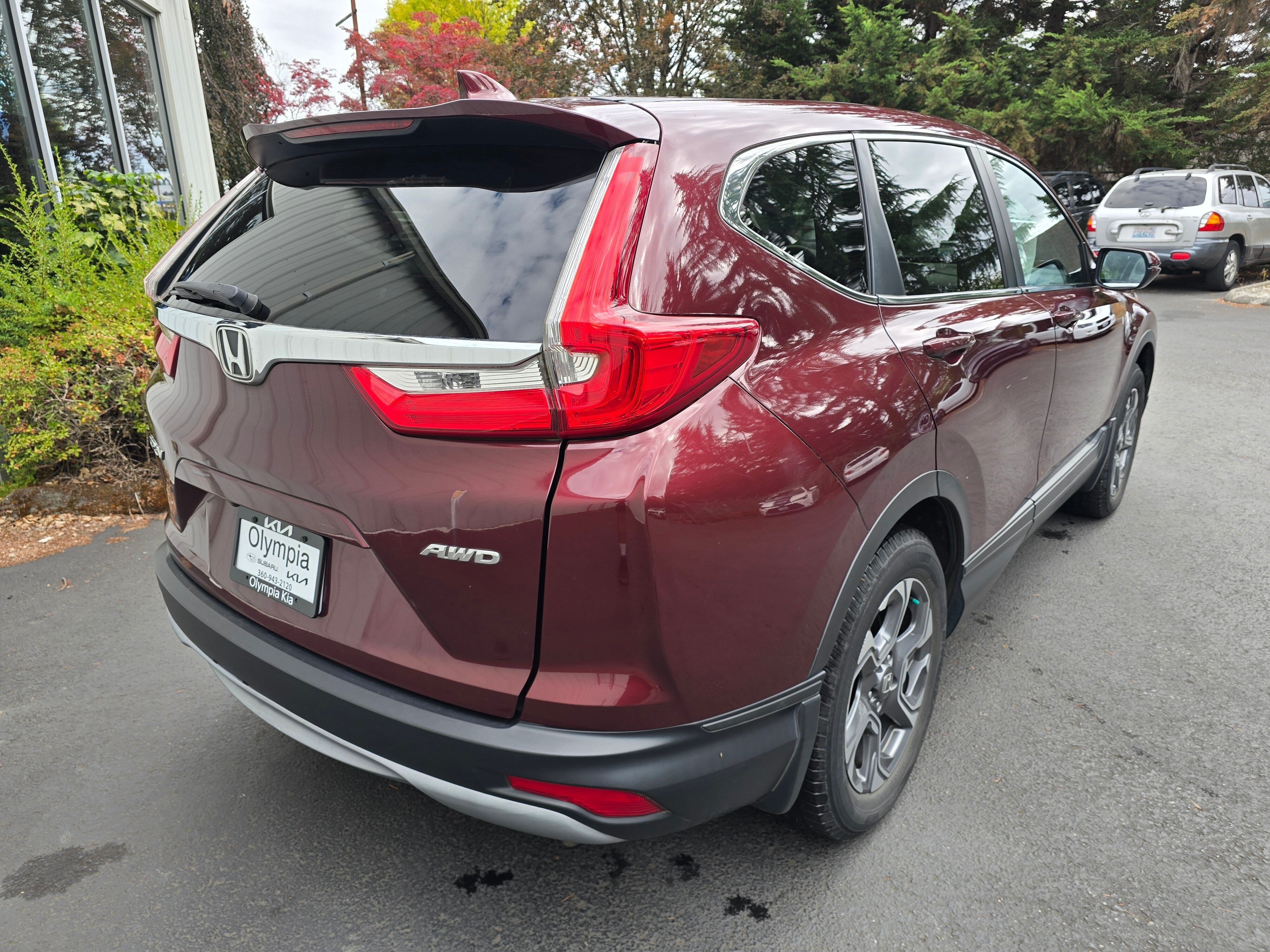 Used 2017 Basque Red Pearl II Honda EX image 4