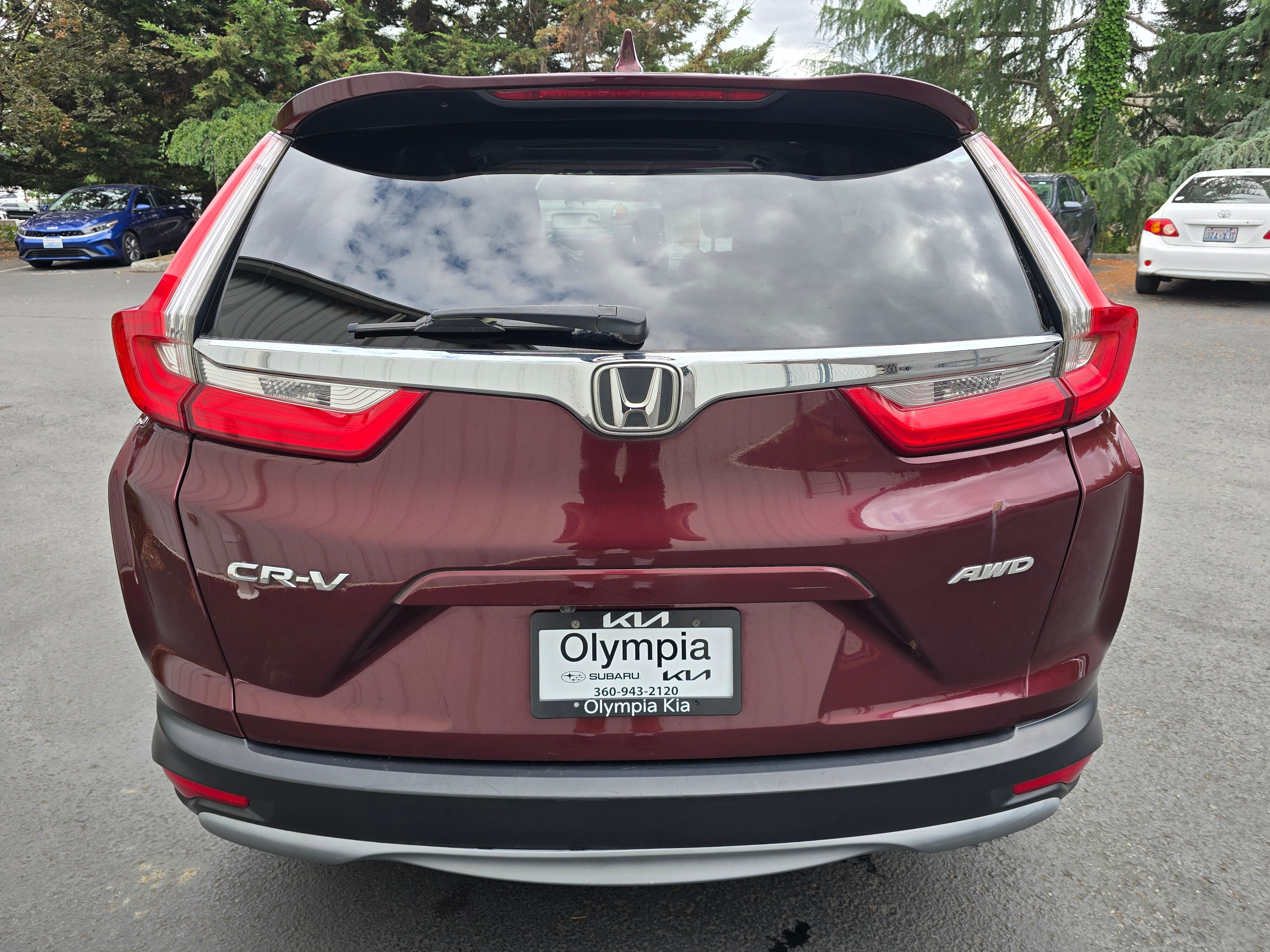 Used 2017 Basque Red Pearl II Honda EX image 5