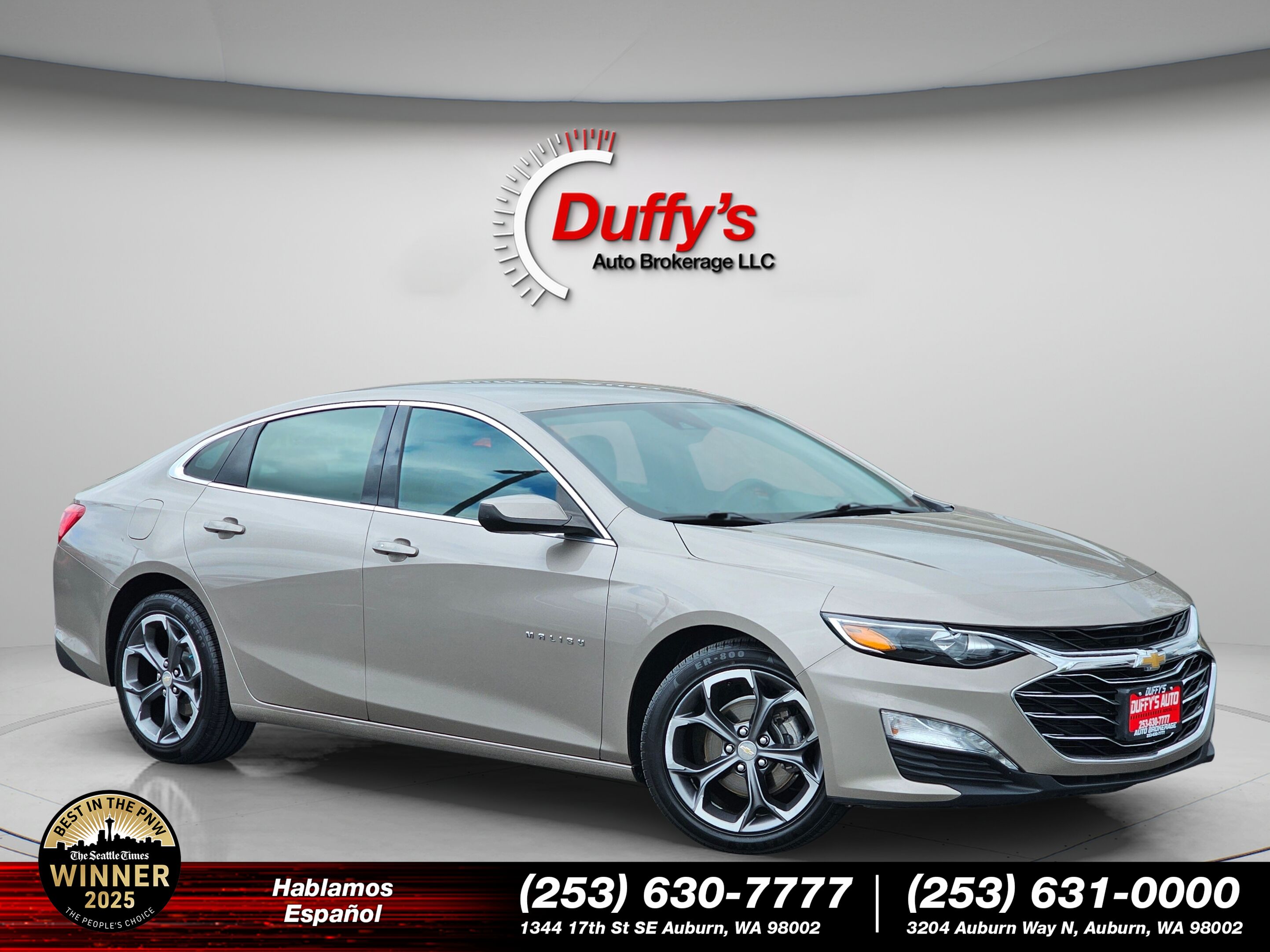 Mineral Gray Metallic 2023 Chevrolet Malibu Sedan Front-Wheel Drive Continuously Variable Transmission
