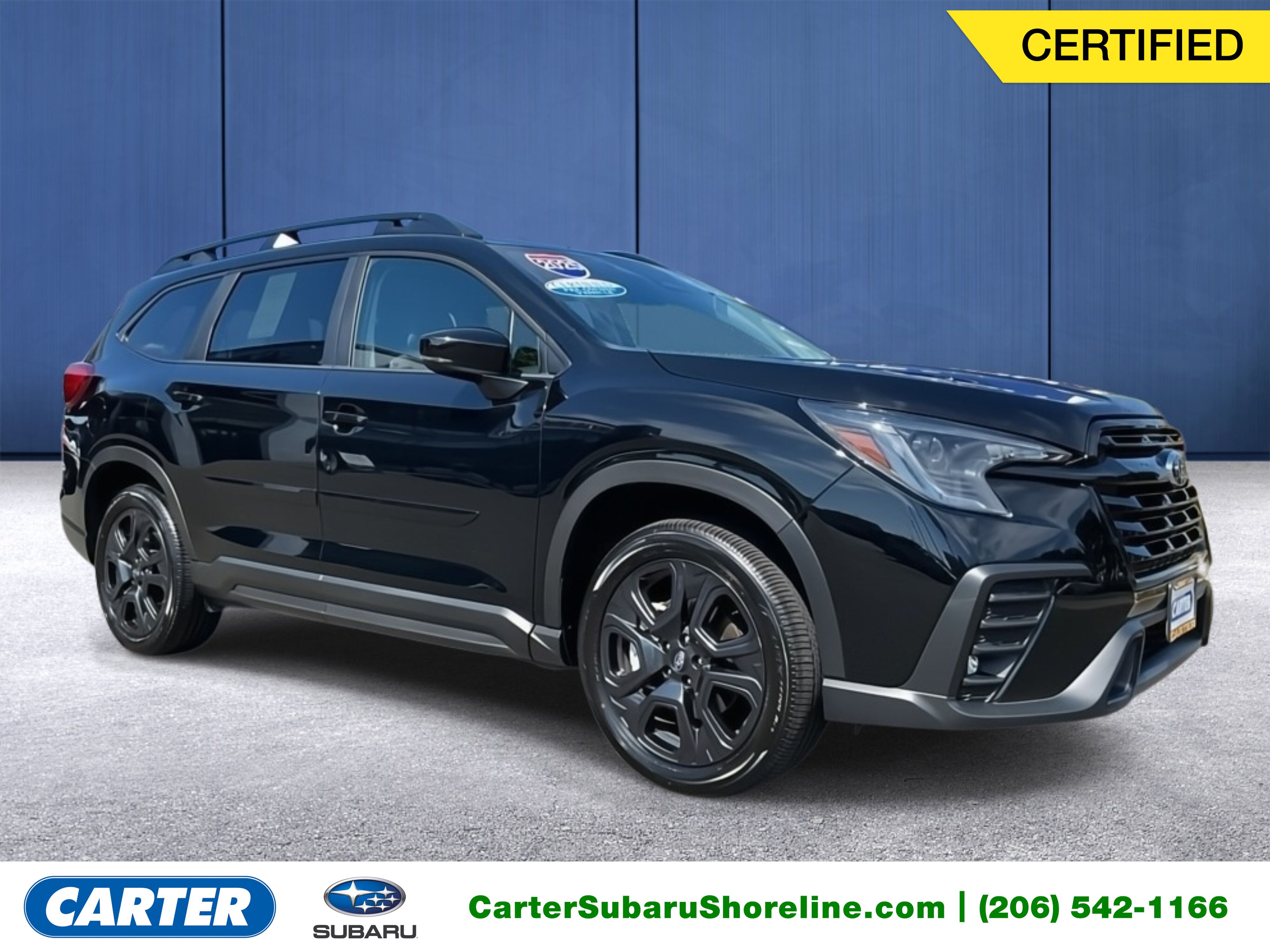 Crystal Black Silica 2025 Subaru Ascent SUV / Crossover All-Wheel Drive Continuously Variable Transmission