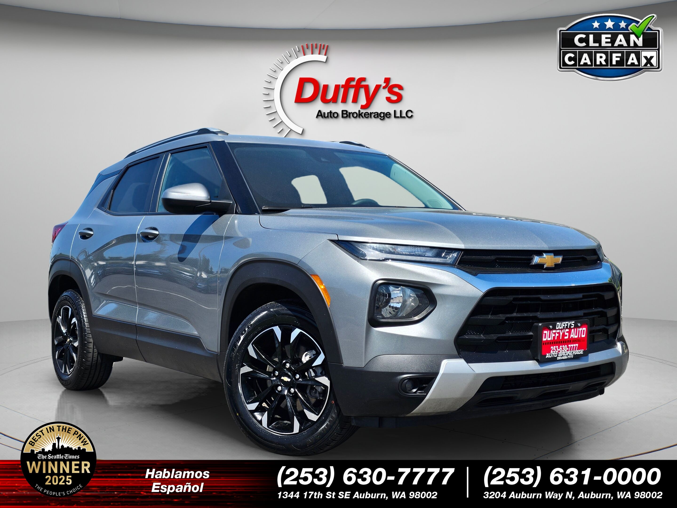 Sterling Gray Metallic 2023 Chevrolet Trailblazer SUV / Crossover Front-Wheel Drive Continuously Variable Transmission