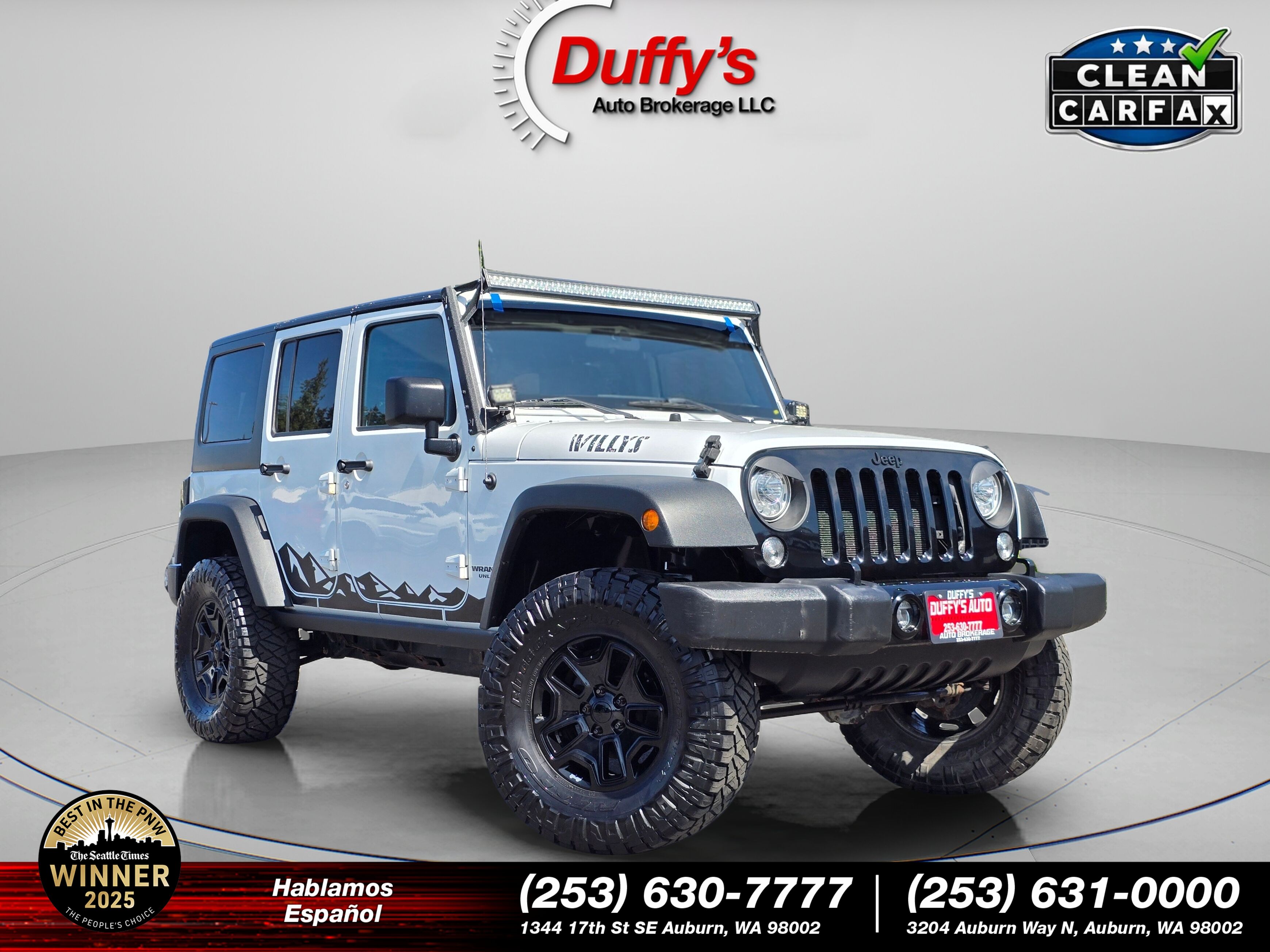 Bright White Clear Coat 2017 Jeep Wrangler SUV / Crossover Four-Wheel Drive 6-Speed Manual