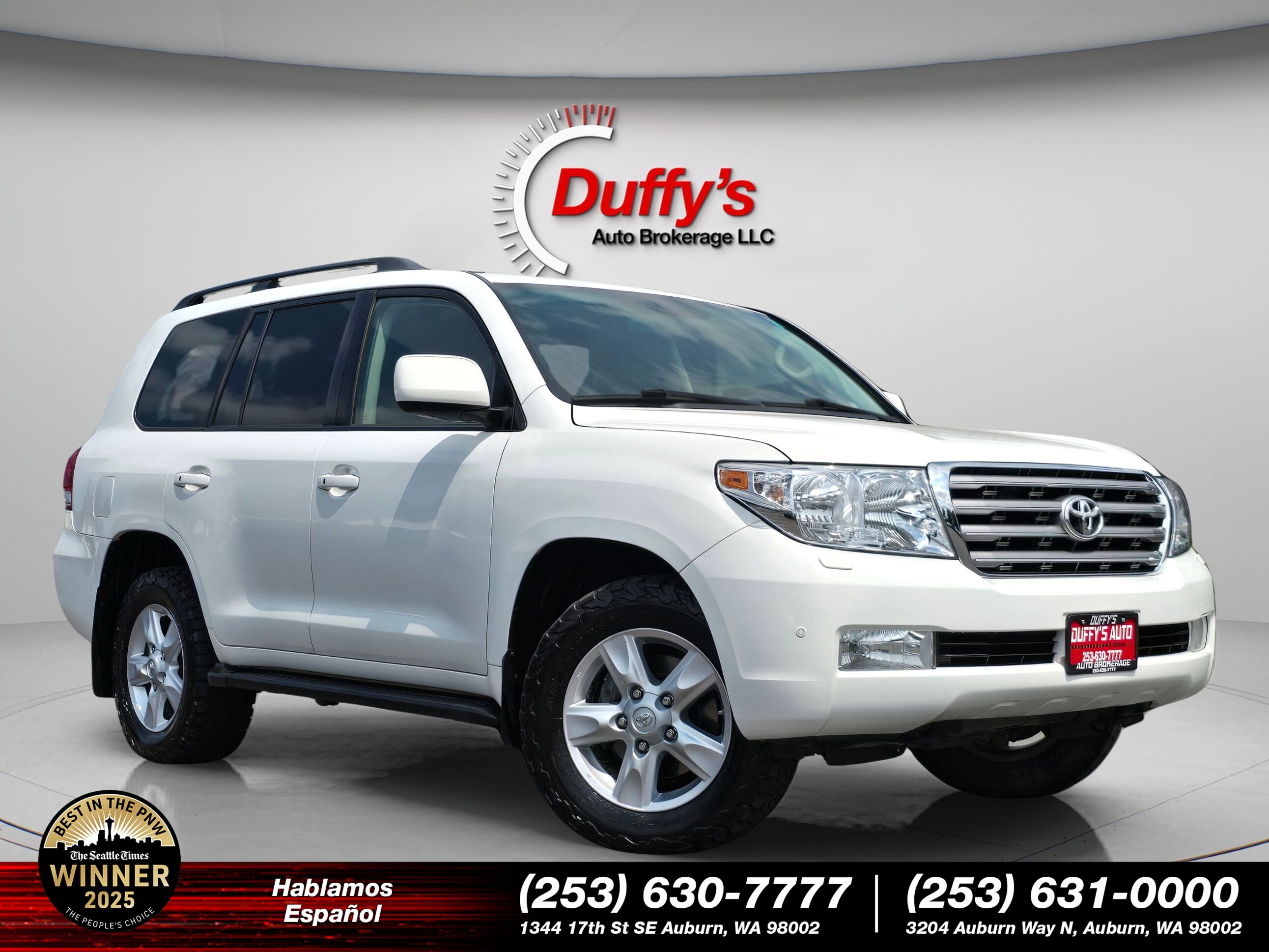 Super White 2009 Toyota Land Cruiser SUV / Crossover All-Wheel Drive 6-Speed Automatic