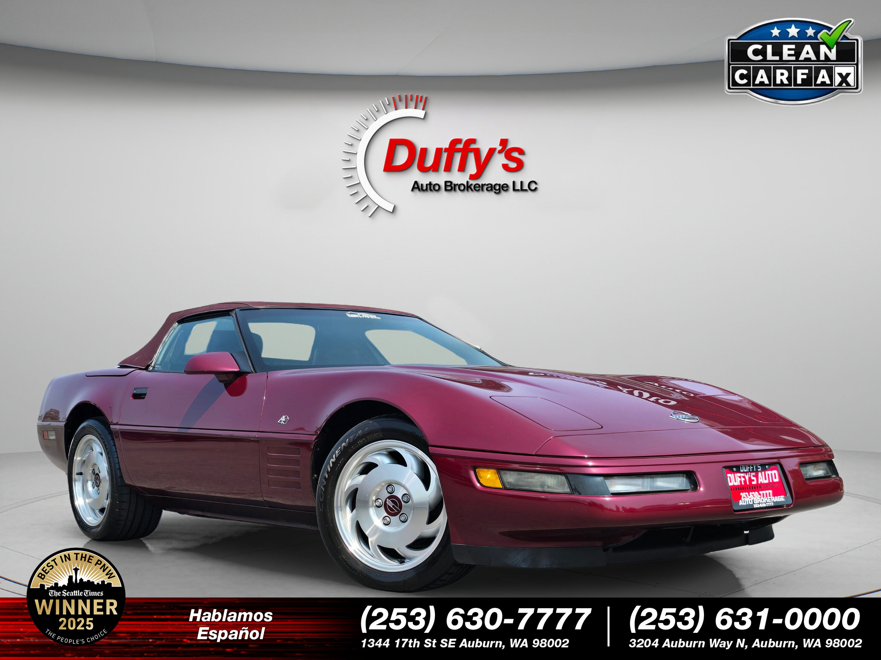 1993 Chevrolet Corvette Convertible RWD
