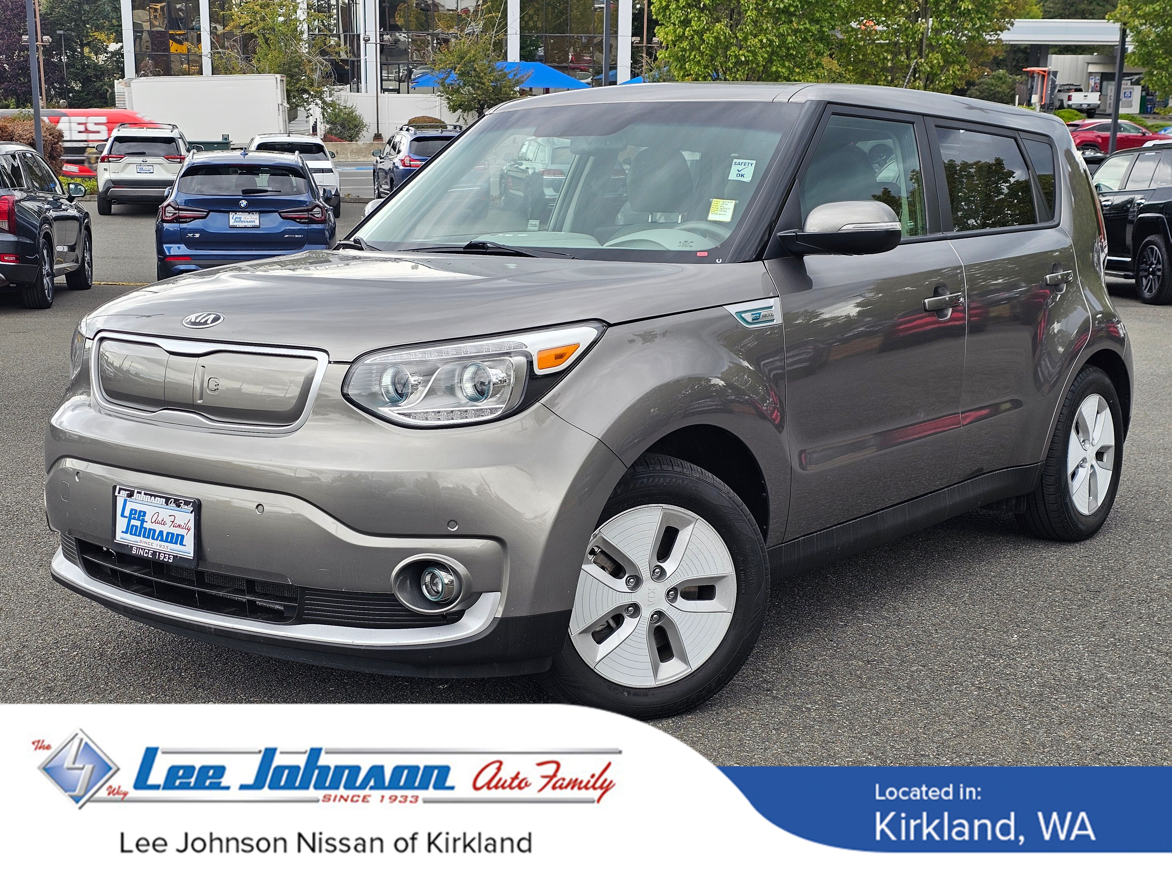 Titanium Gray Metallic 2016 Kia Soul EV Wagon Front-Wheel Drive 1-Speed Automatic