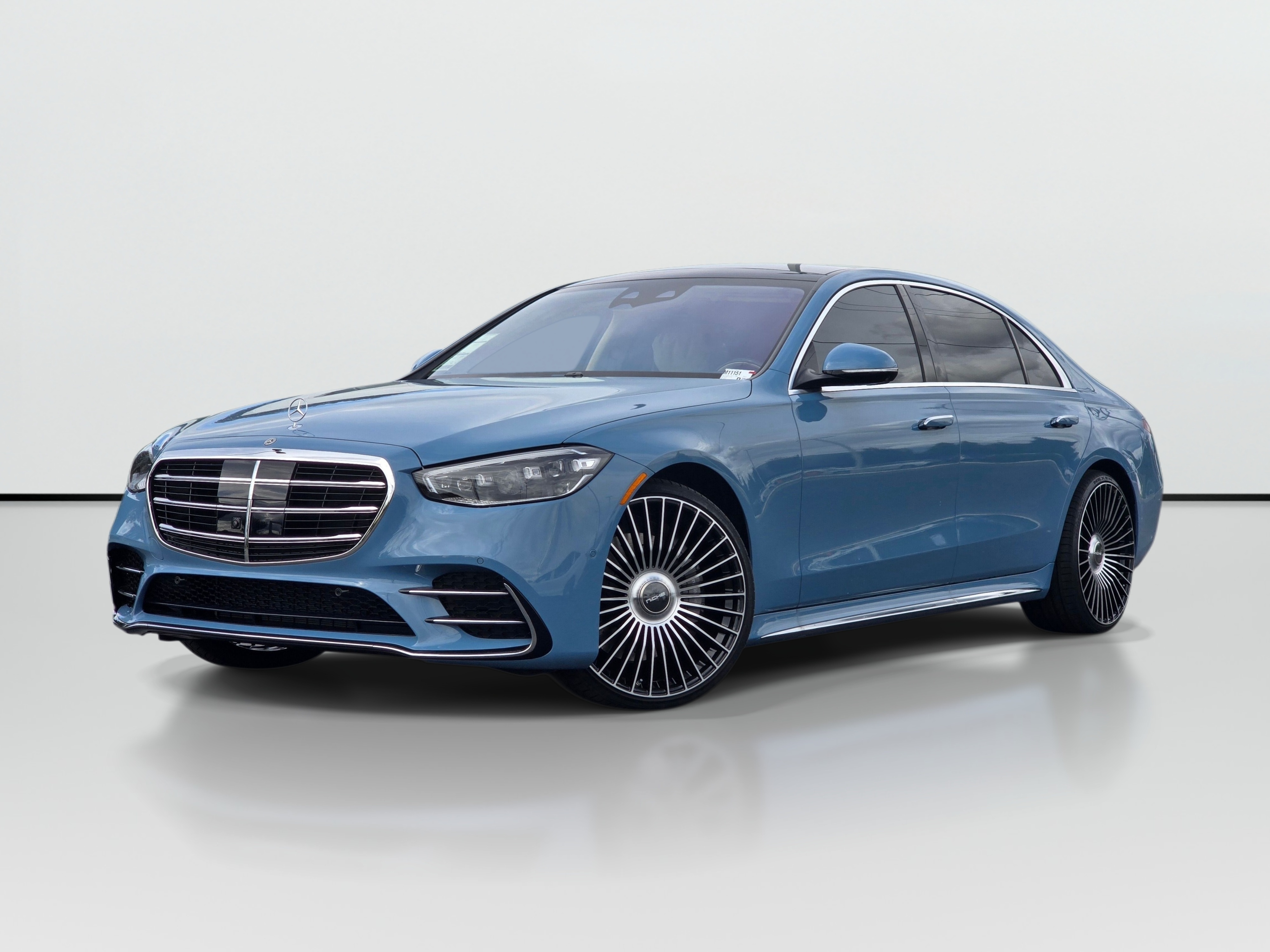 Blue 2026 Mercedes-Benz S-Class Sedan All-Wheel Drive 9-Speed Automatic