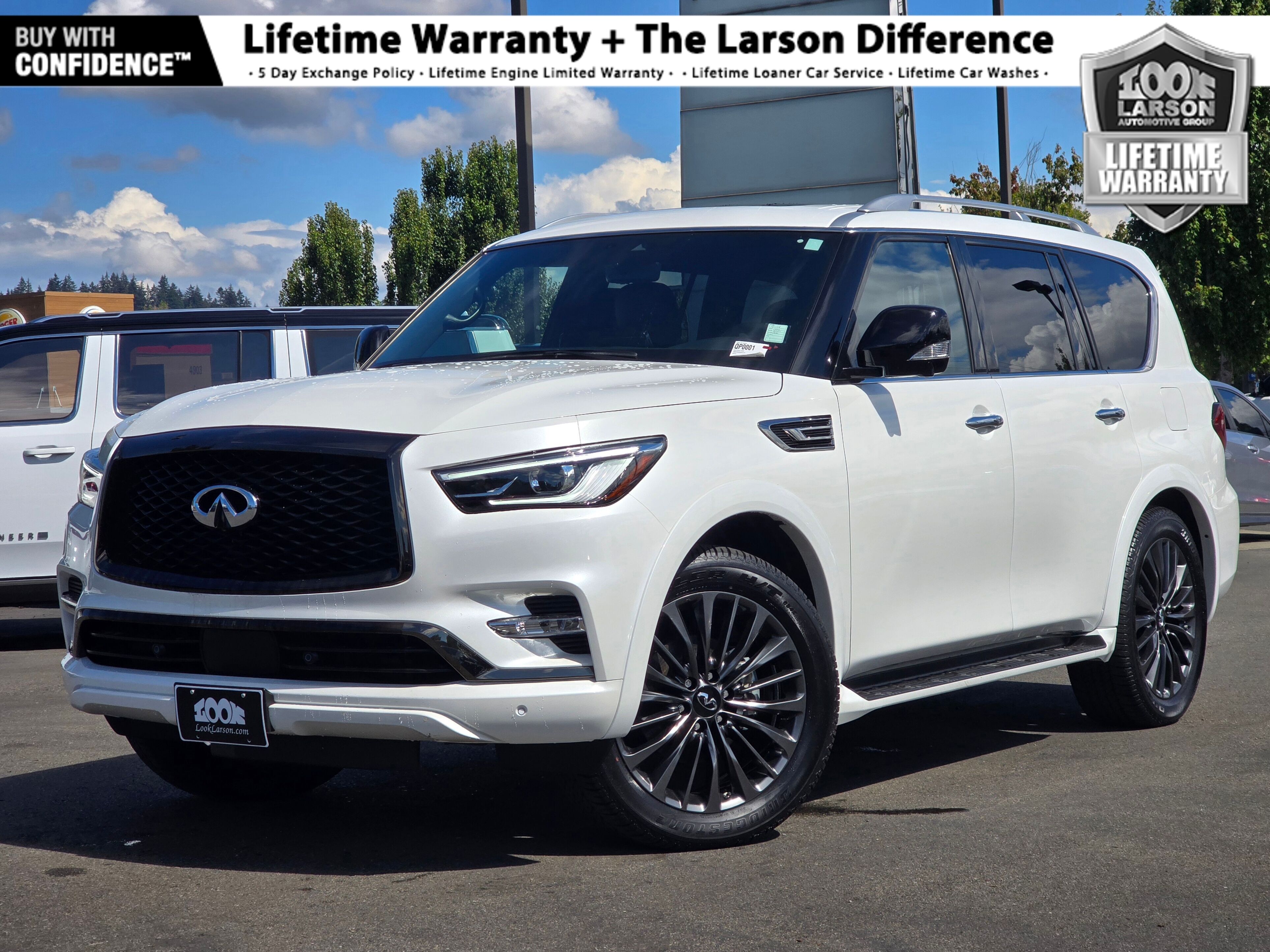 2024 INFINITI QX80 Blanco (Moonstone White) SUV/Crossover Tracción en las cuatro ruedas 7 velocidades Automática