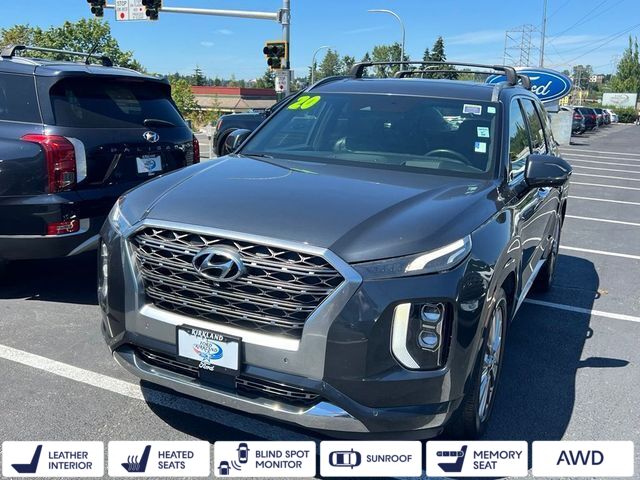 Gray (Steel Graphite) 2020 Hyundai Palisade SUV / Crossover All-Wheel Drive 8-Speed Automatic