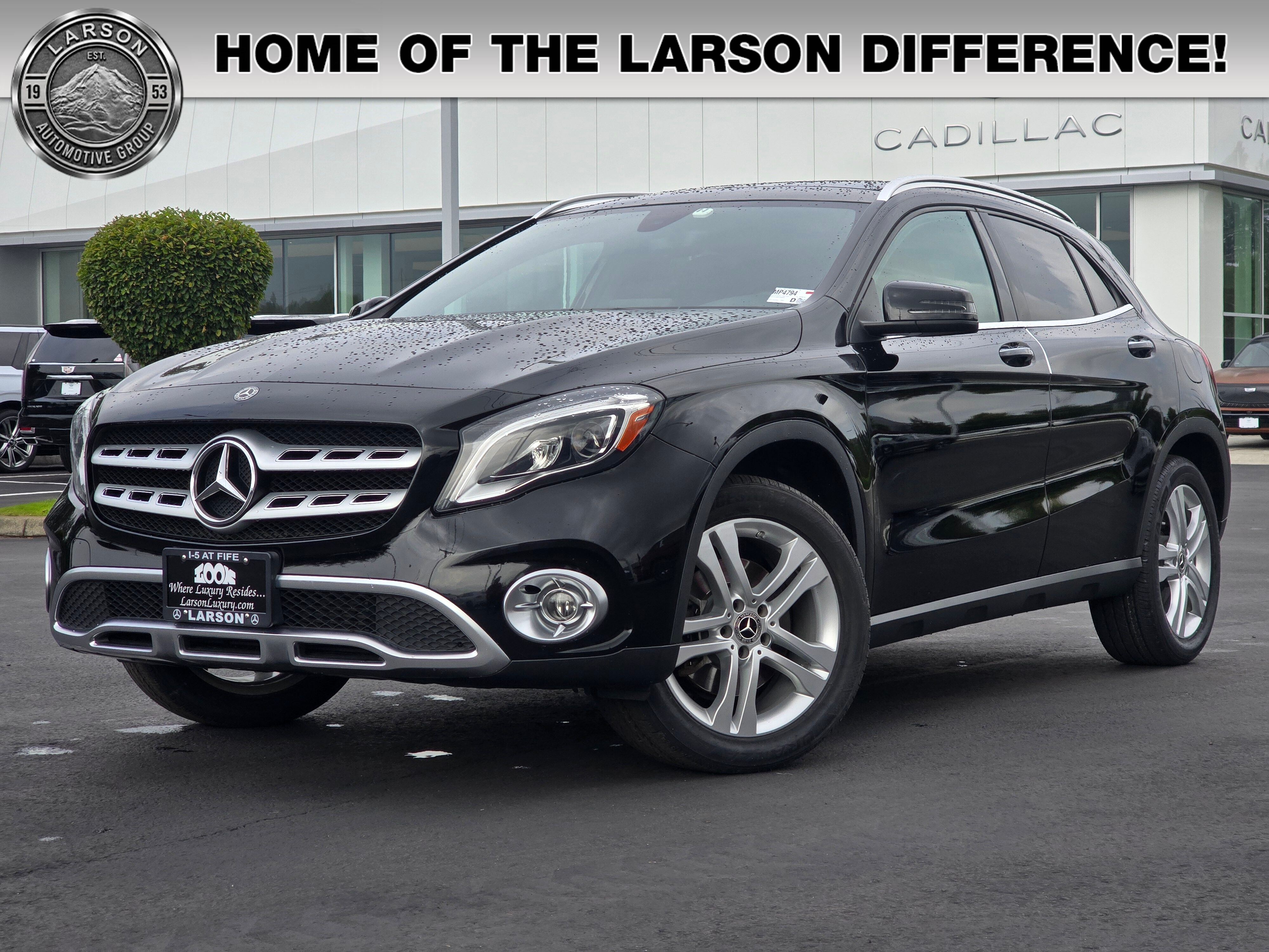 Black 2018 Mercedes-Benz GLA SUV / Crossover All-Wheel Drive 7-Speed Automatic