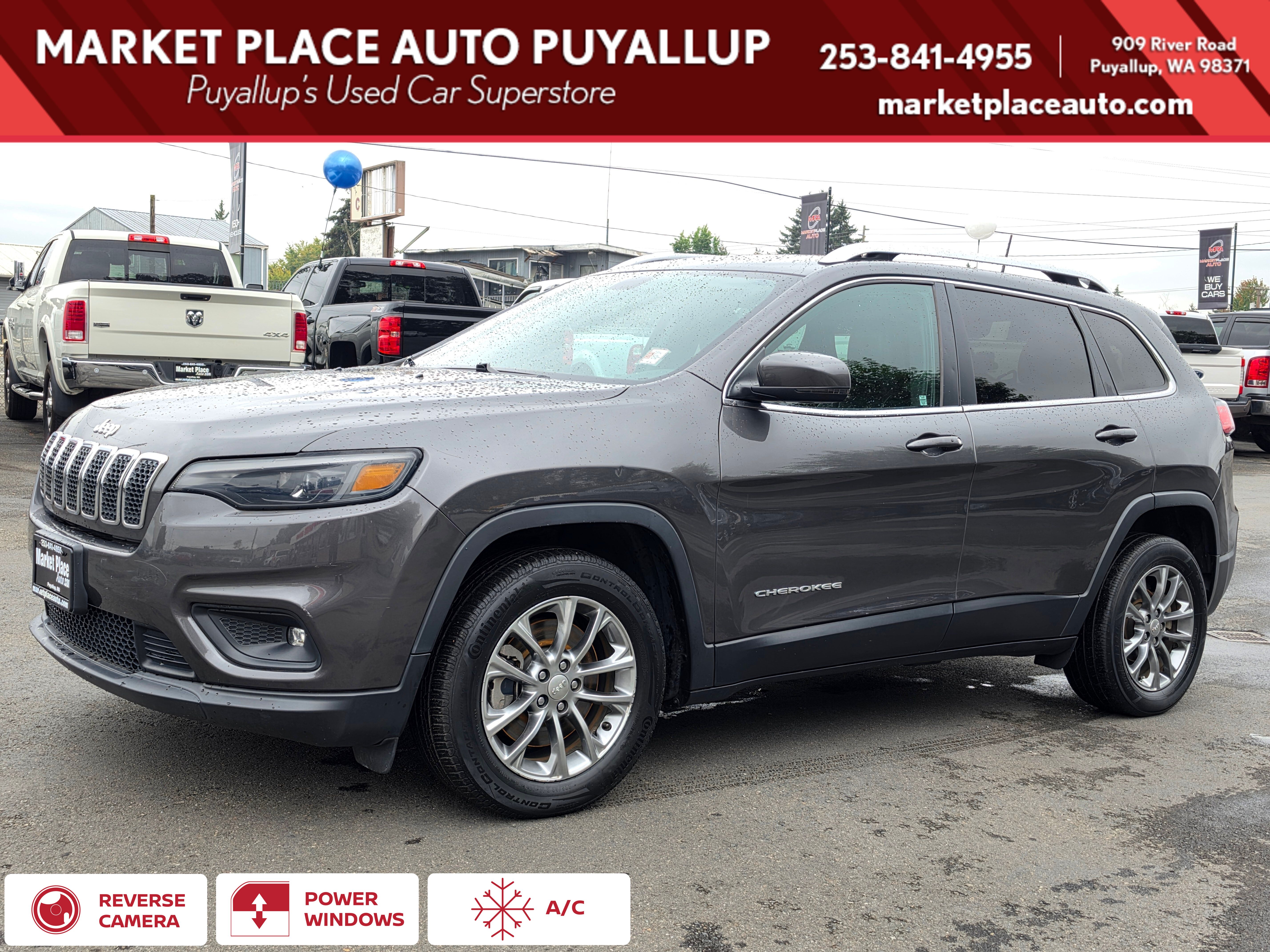 Gray (Granite Crystal Metallic Clearcoat) 2019 Jeep Cherokee SUV / Crossover Front-Wheel Drive 9-Speed Automatic