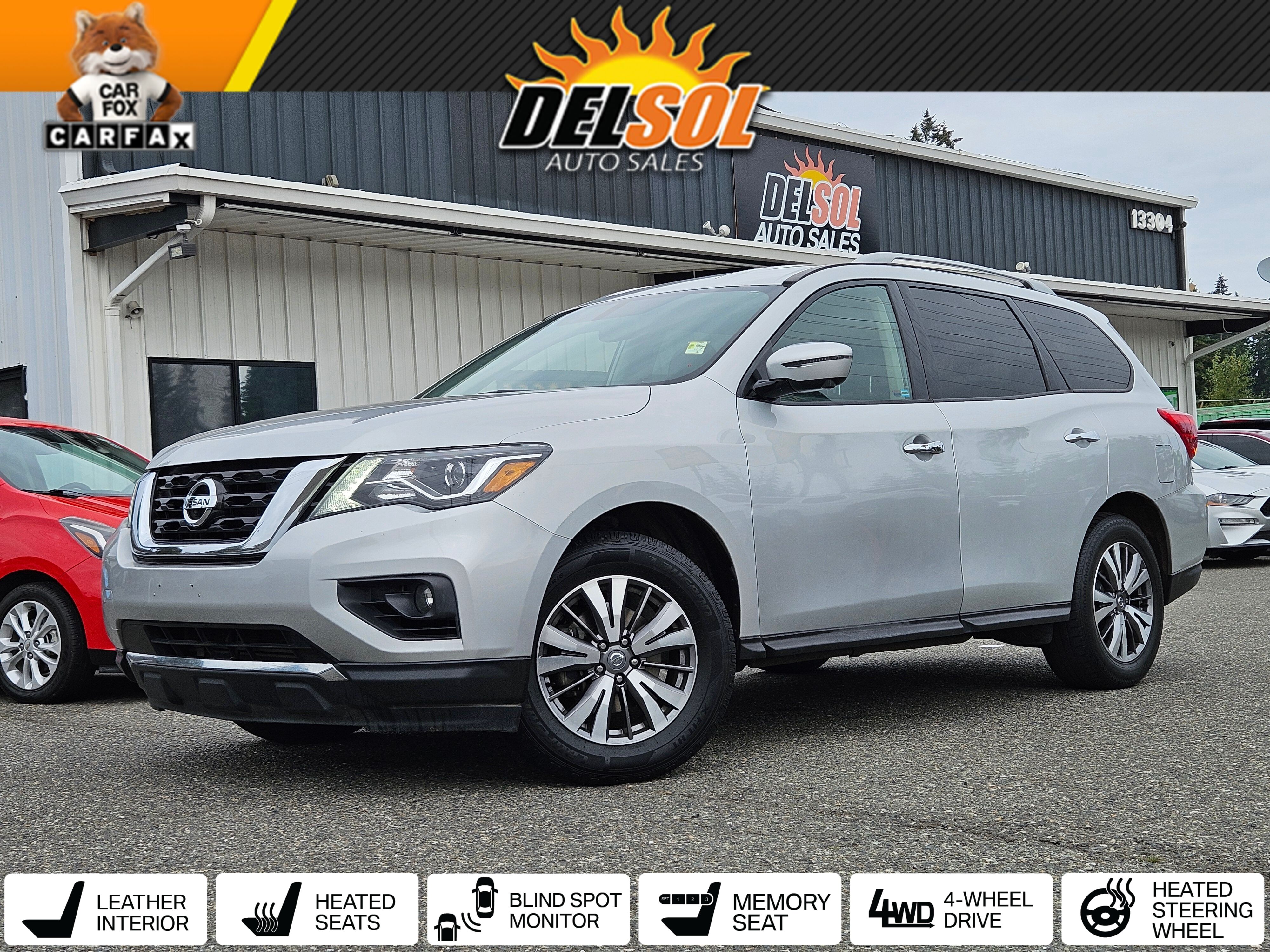 Brilliant Silver Metallic 2020 Nissan Pathfinder SUV / Crossover Four-Wheel Drive Continuously Variable Transmission