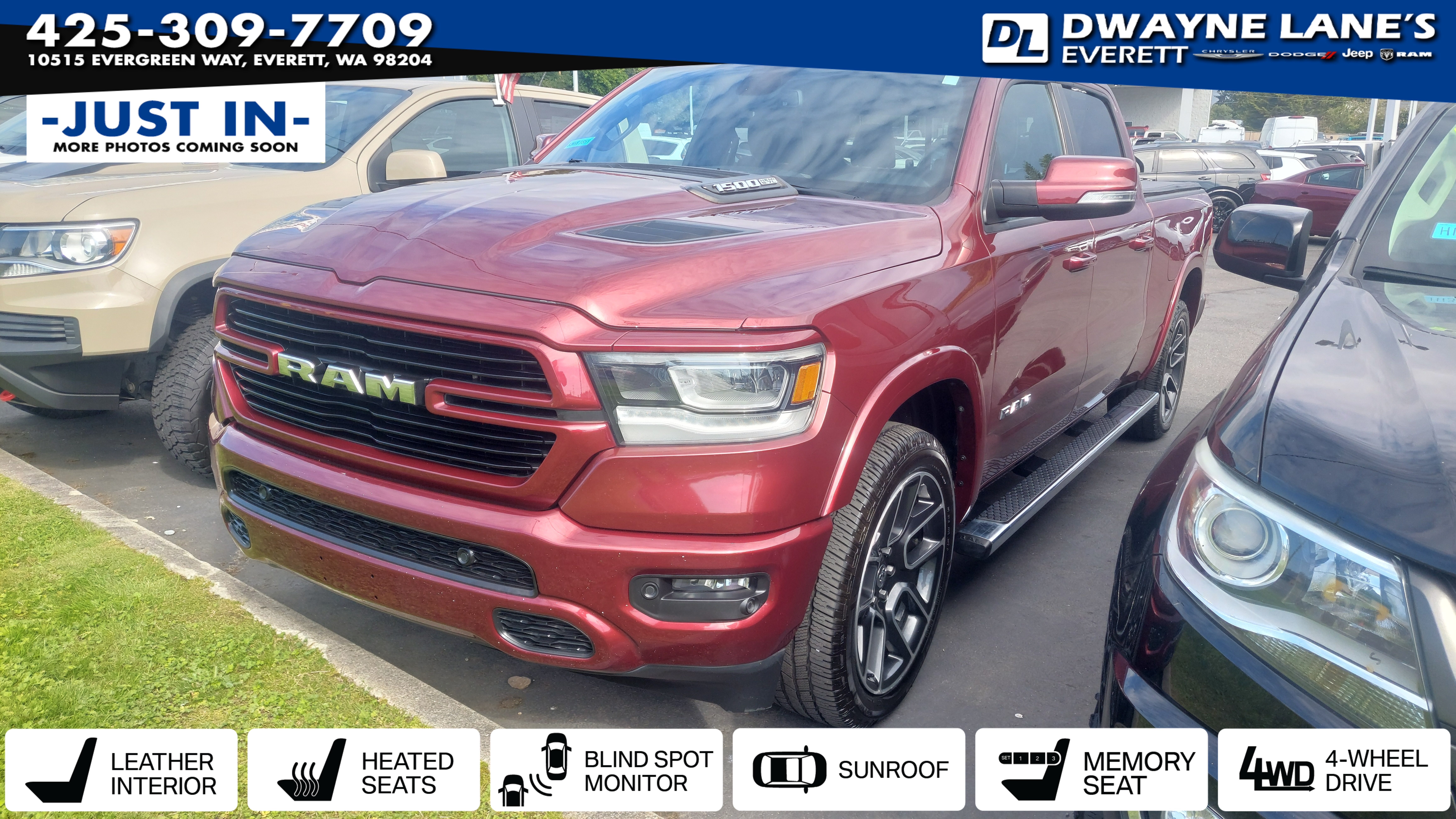 2019 RAM 1500 Laramie Crew Cab 4WD