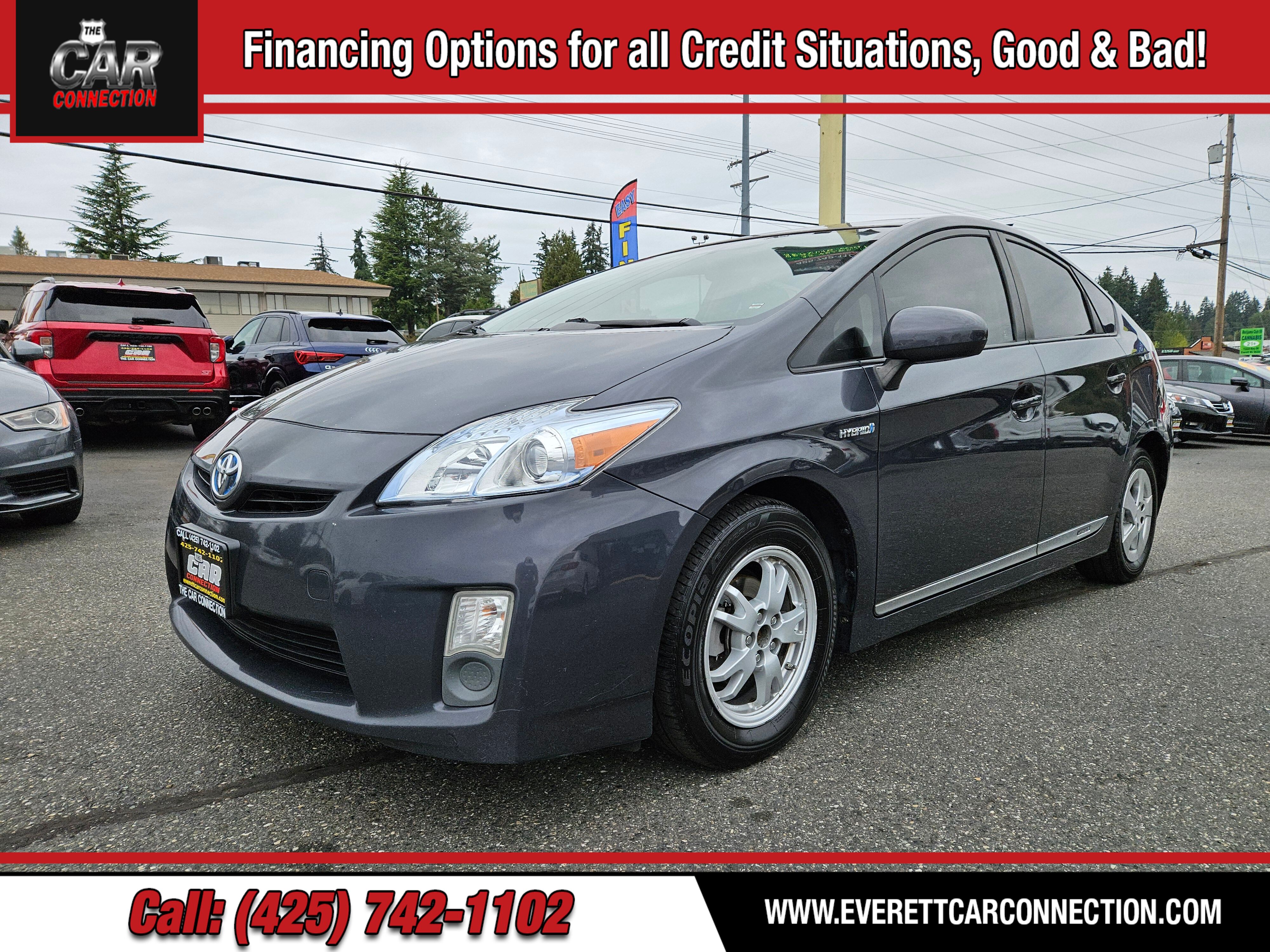 Winter Gray Metallic 2010 Toyota Prius Hatchback Front-Wheel Drive Continuously Variable Transmission
