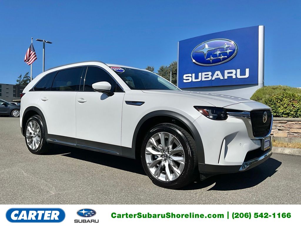 Rhodium White Premium 2025 Mazda CX-90 SUV / Crossover All-Wheel Drive 8-Speed Automatic