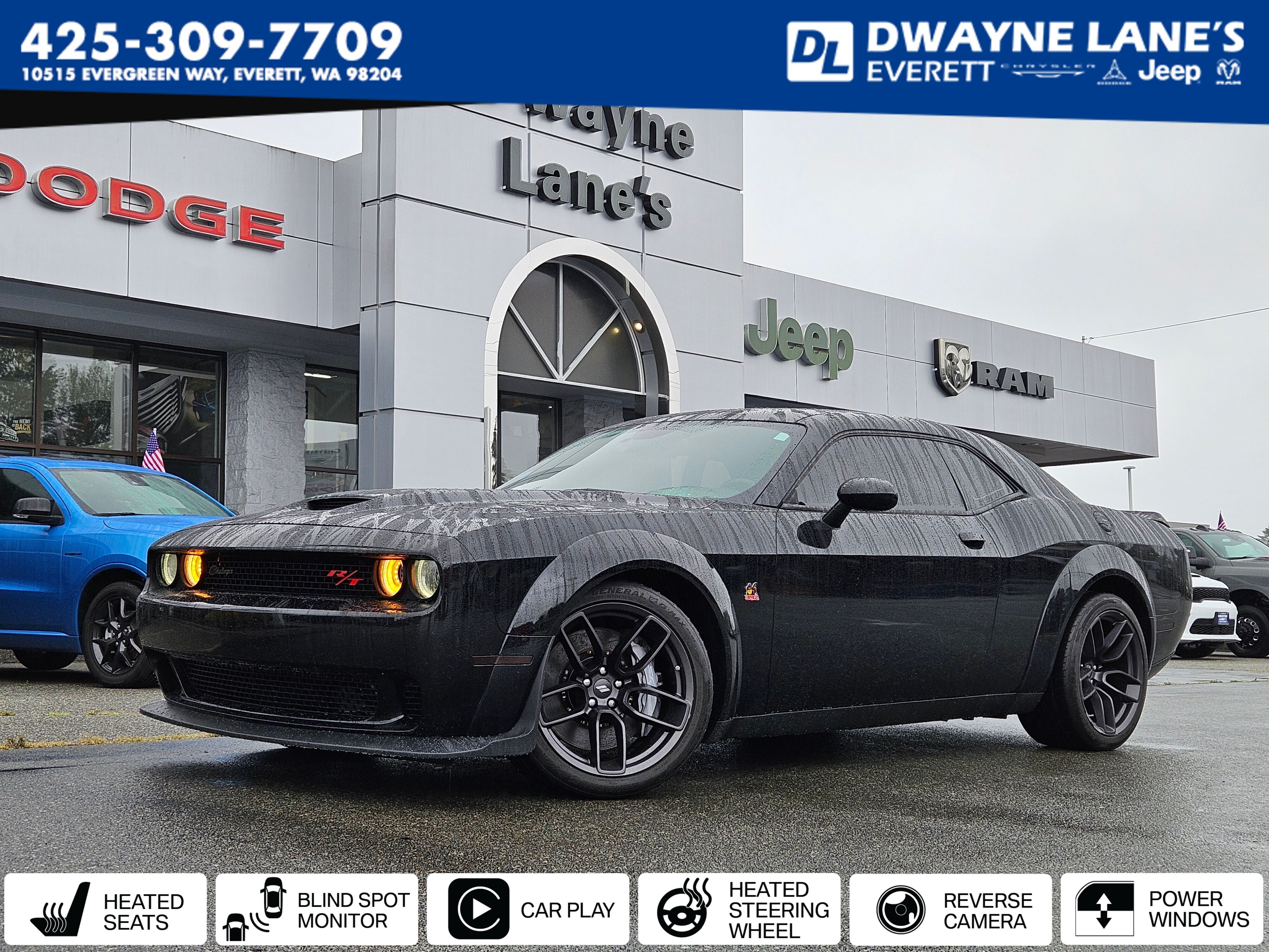 Pitch Black Clear Coat 2021 Dodge Challenger Coupe Rear-Wheel Drive 8-Speed Automatic