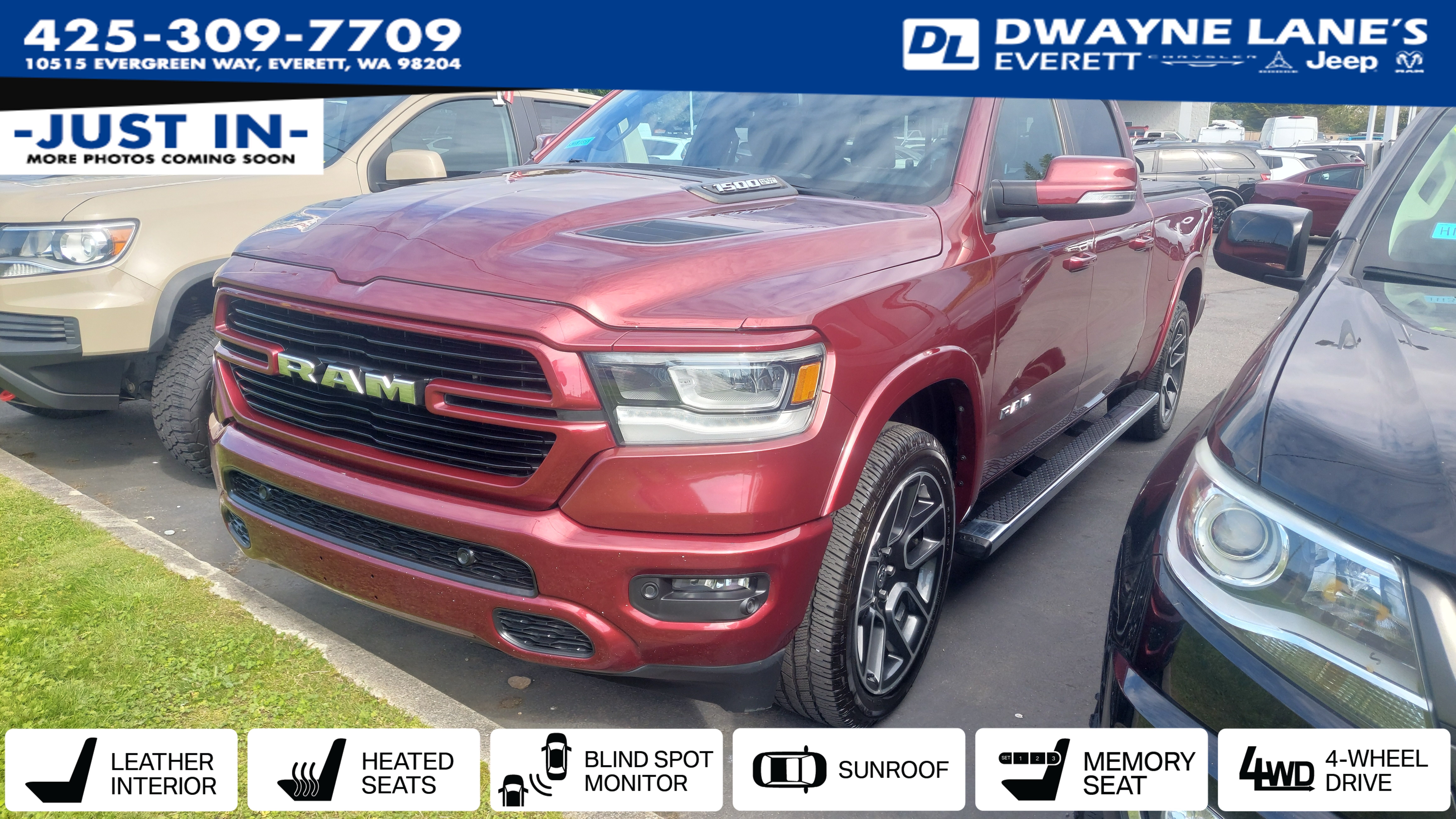2019 RAM 1500 Laramie Crew Cab 4WD