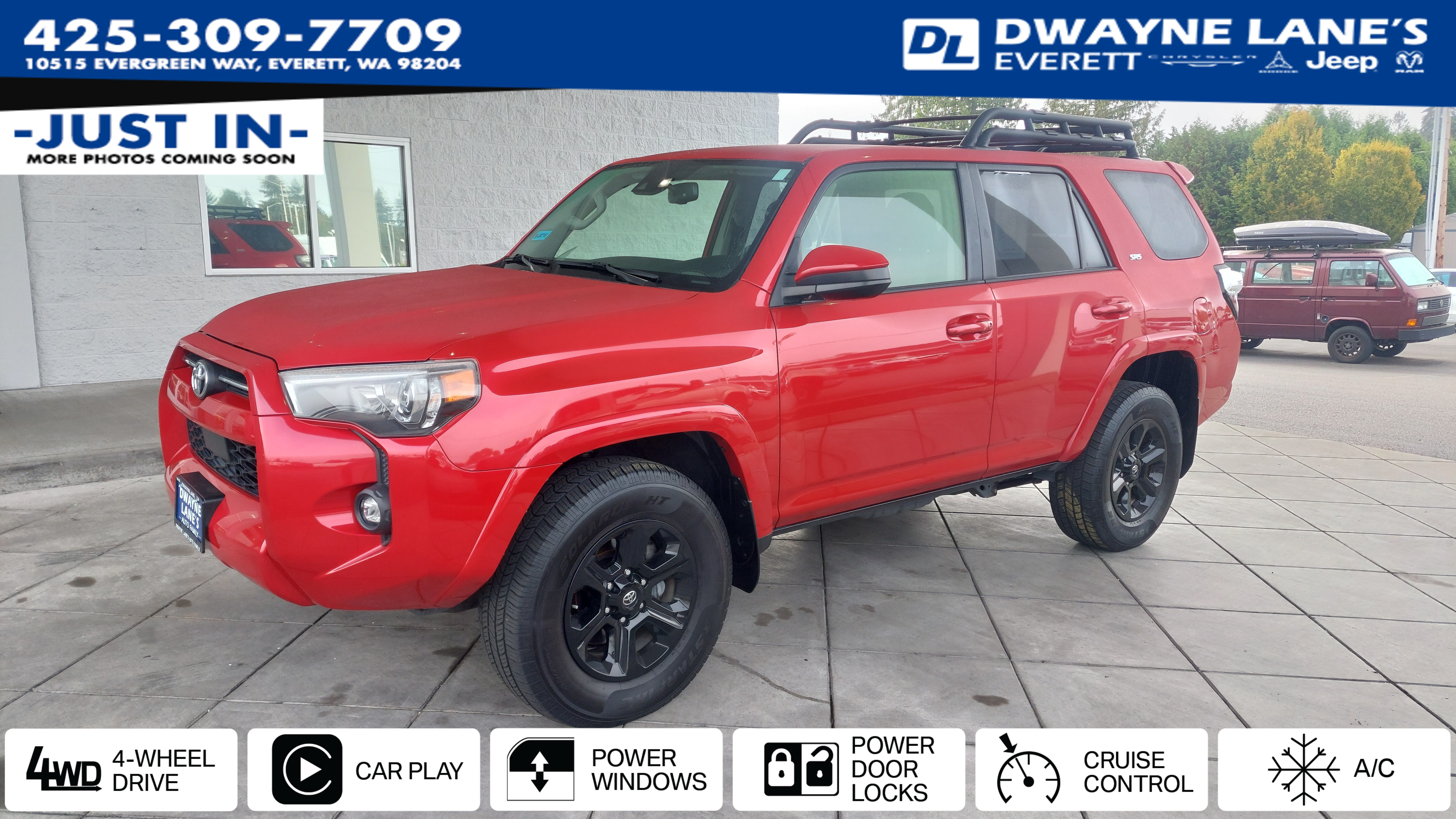 Barcelona Red Metallic 2022 Toyota 4Runner SUV / Crossover Four-Wheel Drive 5-Speed Automatic