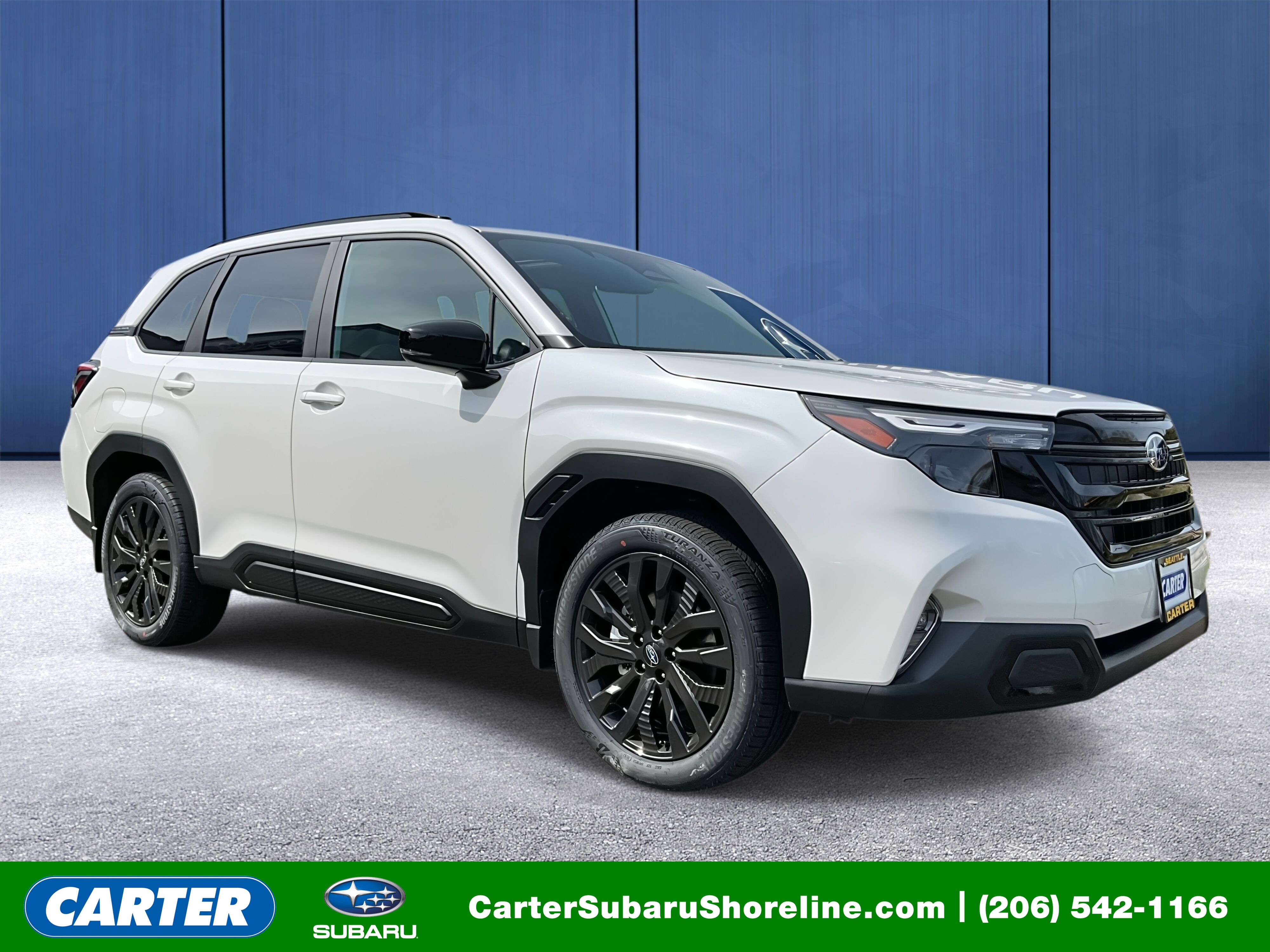 Crystal White Pearl 2026 Subaru Forester SUV / Crossover All-Wheel Drive 8-Speed CVT