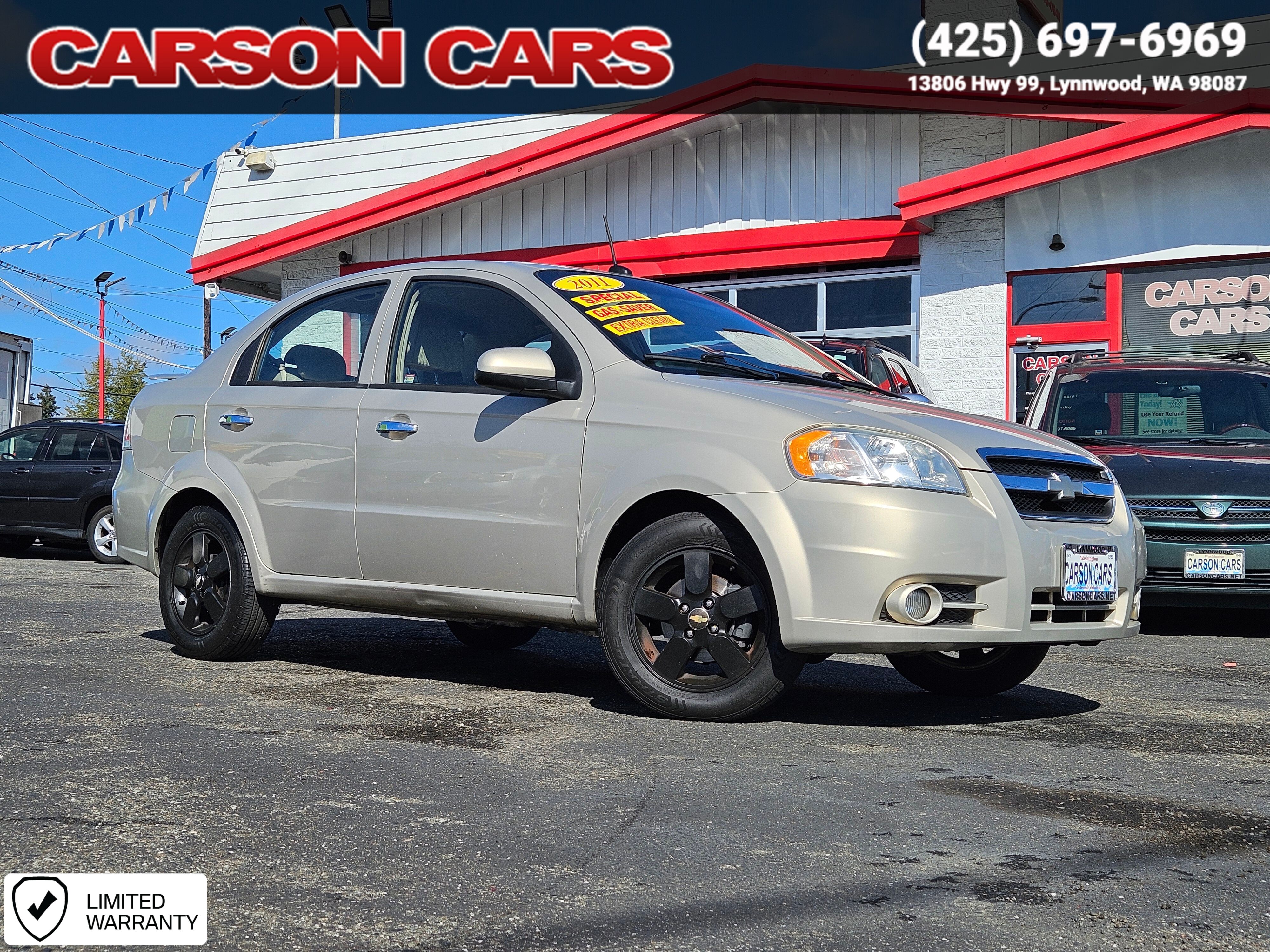 Gold 2011 Chevrolet Aveo Sedan