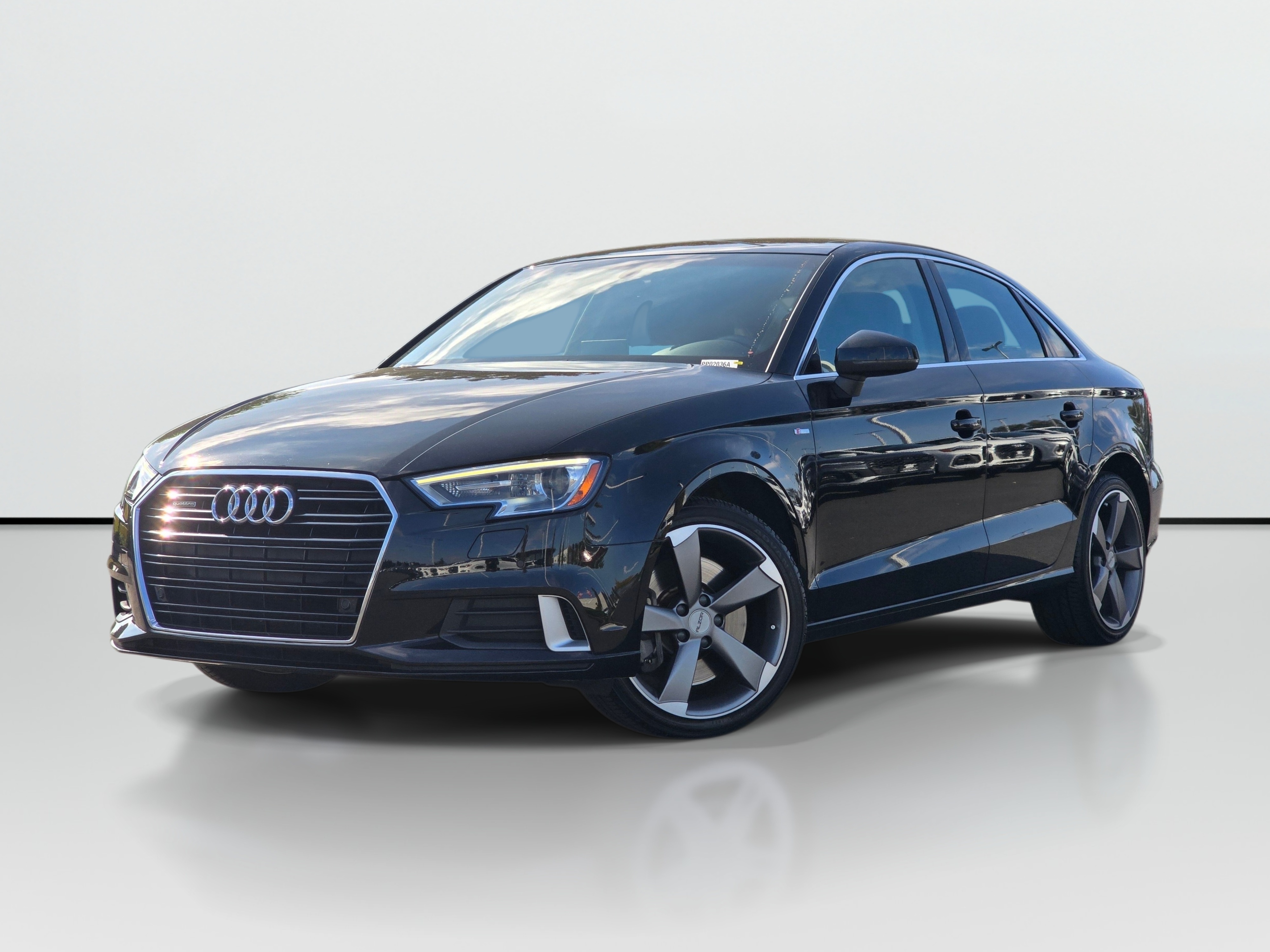 Black 2020 Audi A3 Sedan All-Wheel Drive 7-Speed Automatic