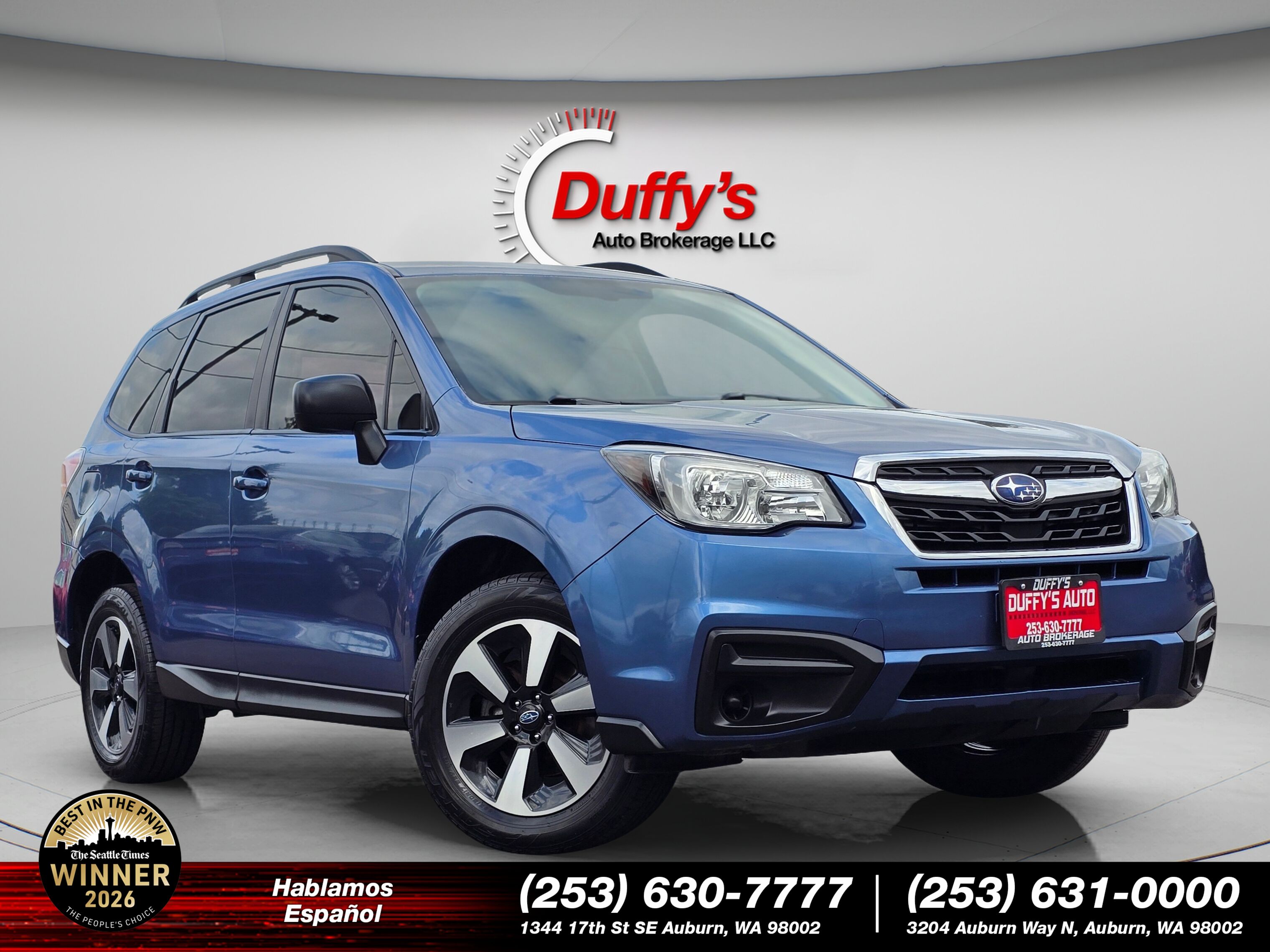 Quartz Blue Pearl 2018 Subaru Forester SUV / Crossover All-Wheel Drive Continuously Variable Transmission