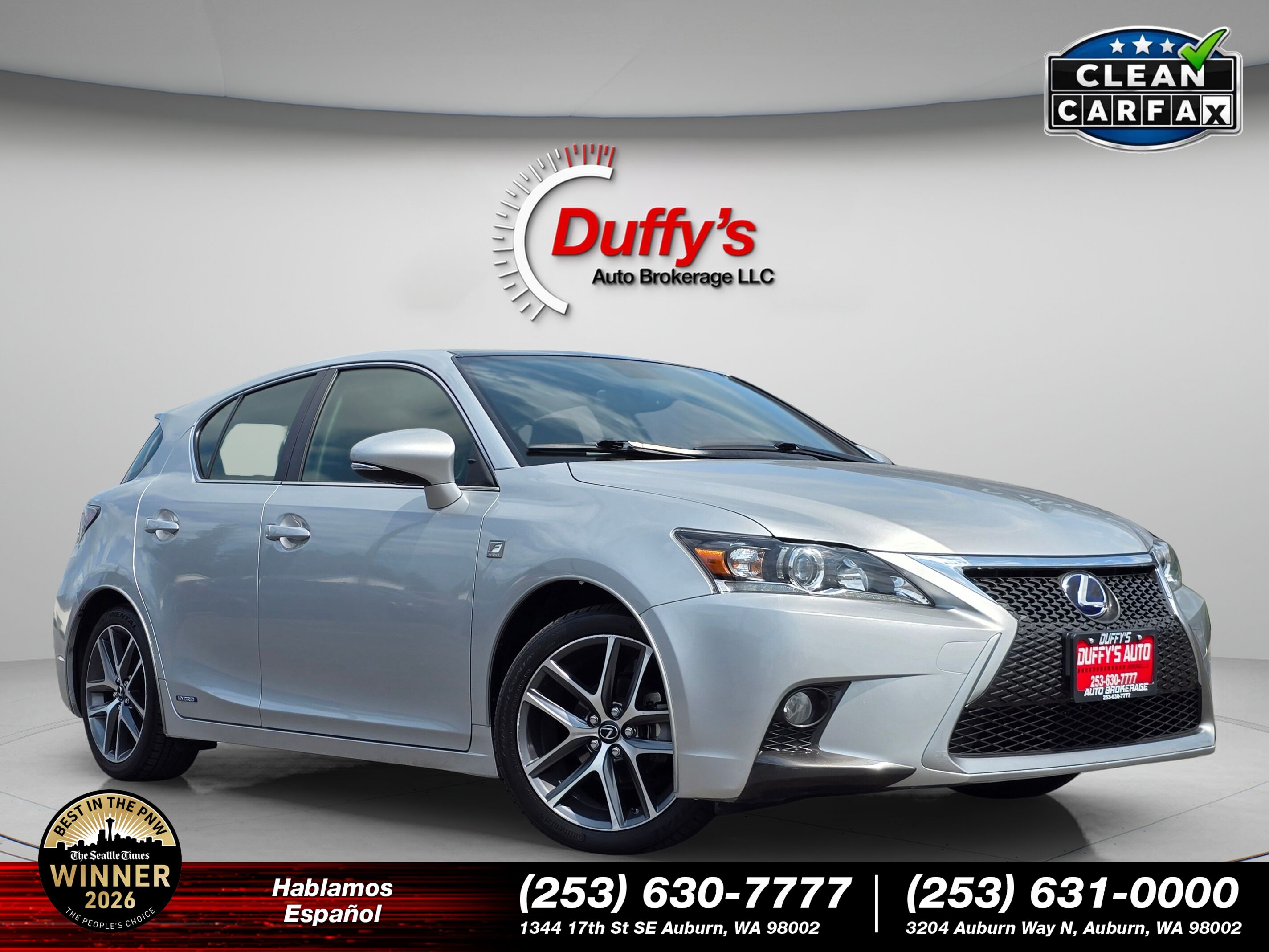 2014 Lexus CT Hybrid 200h F Sport FWD